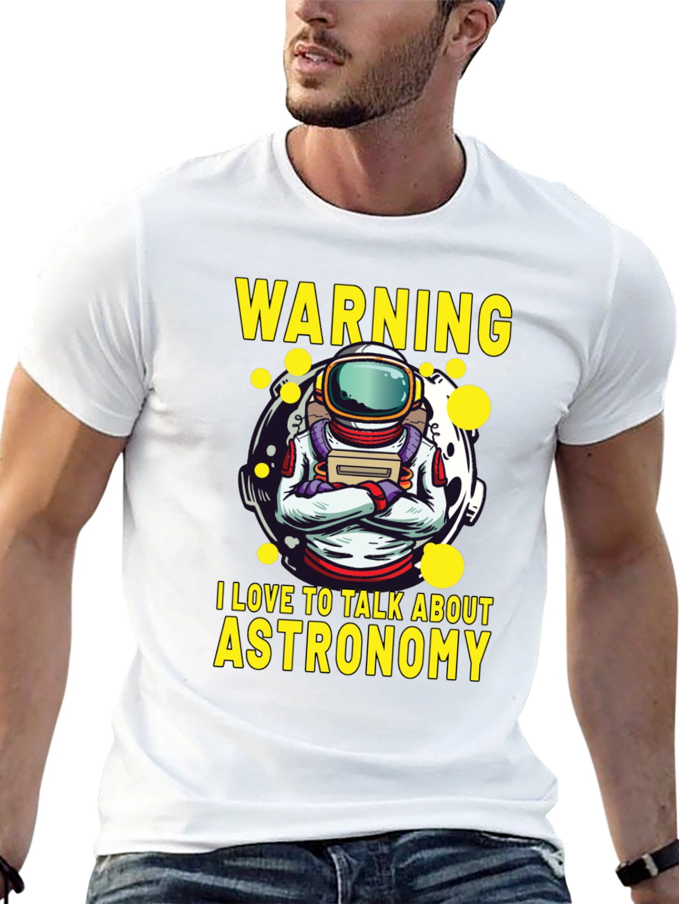 Astronomy Lover T-Shirt - Warning I Talk About Astronomy