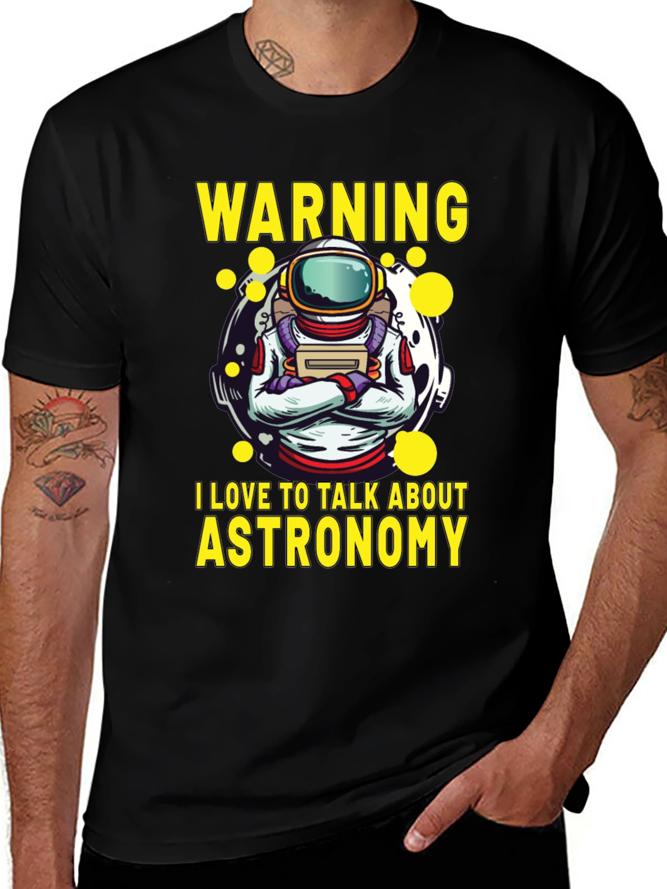 Astronomy Lover T-Shirt - Warning I Talk About Astronomy