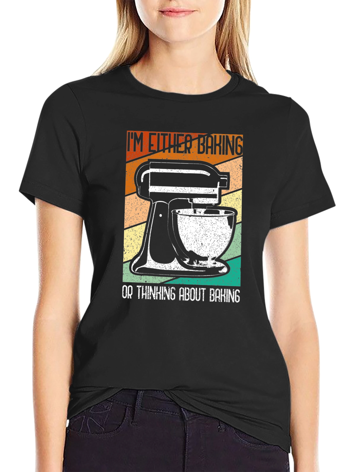 Baking Enthusiast T-Shirt: Im Either Baking...