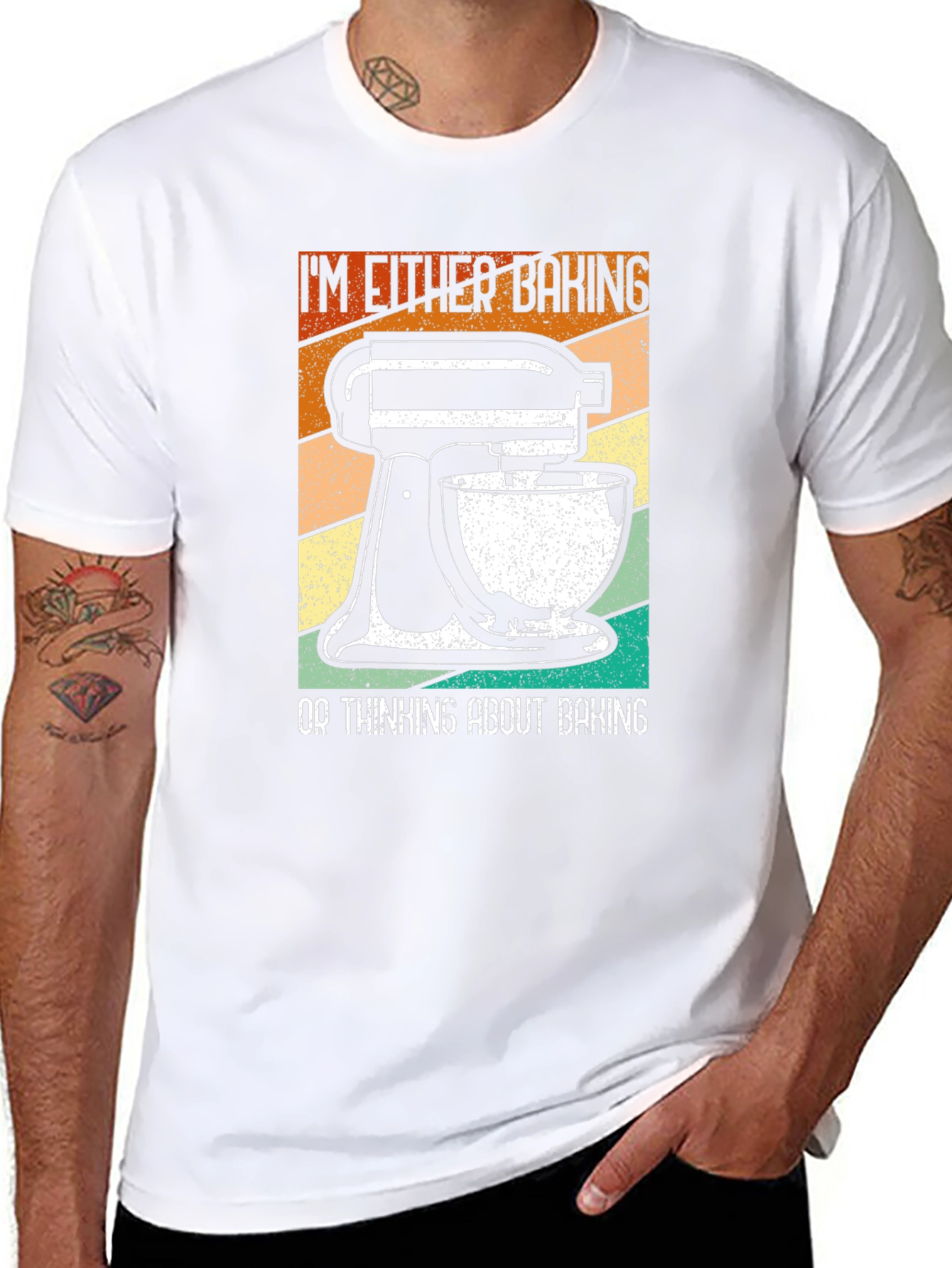 Baking Enthusiast T-Shirt: Im Either Baking...