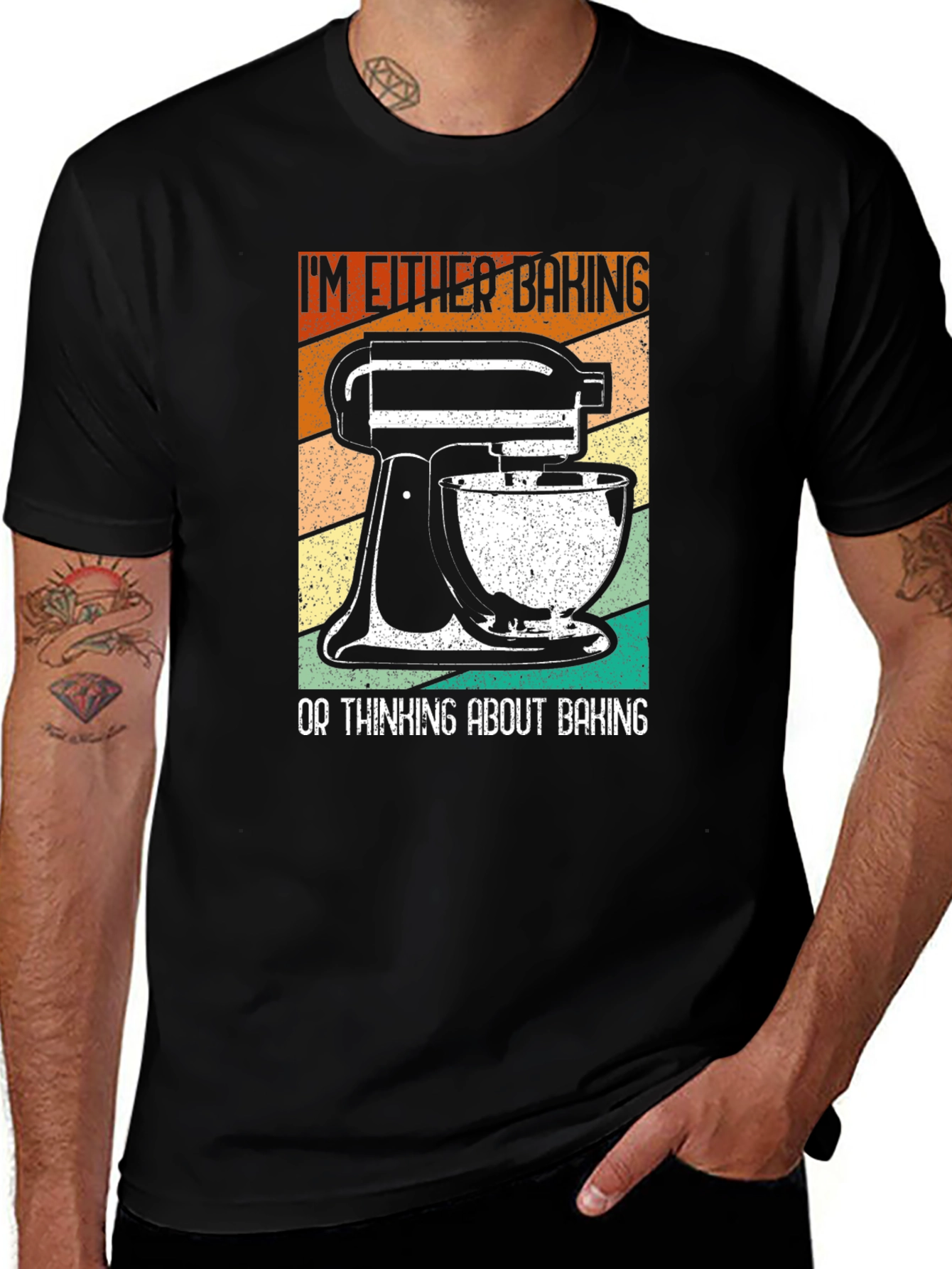 Baking Enthusiast T-Shirt: Im Either Baking...
