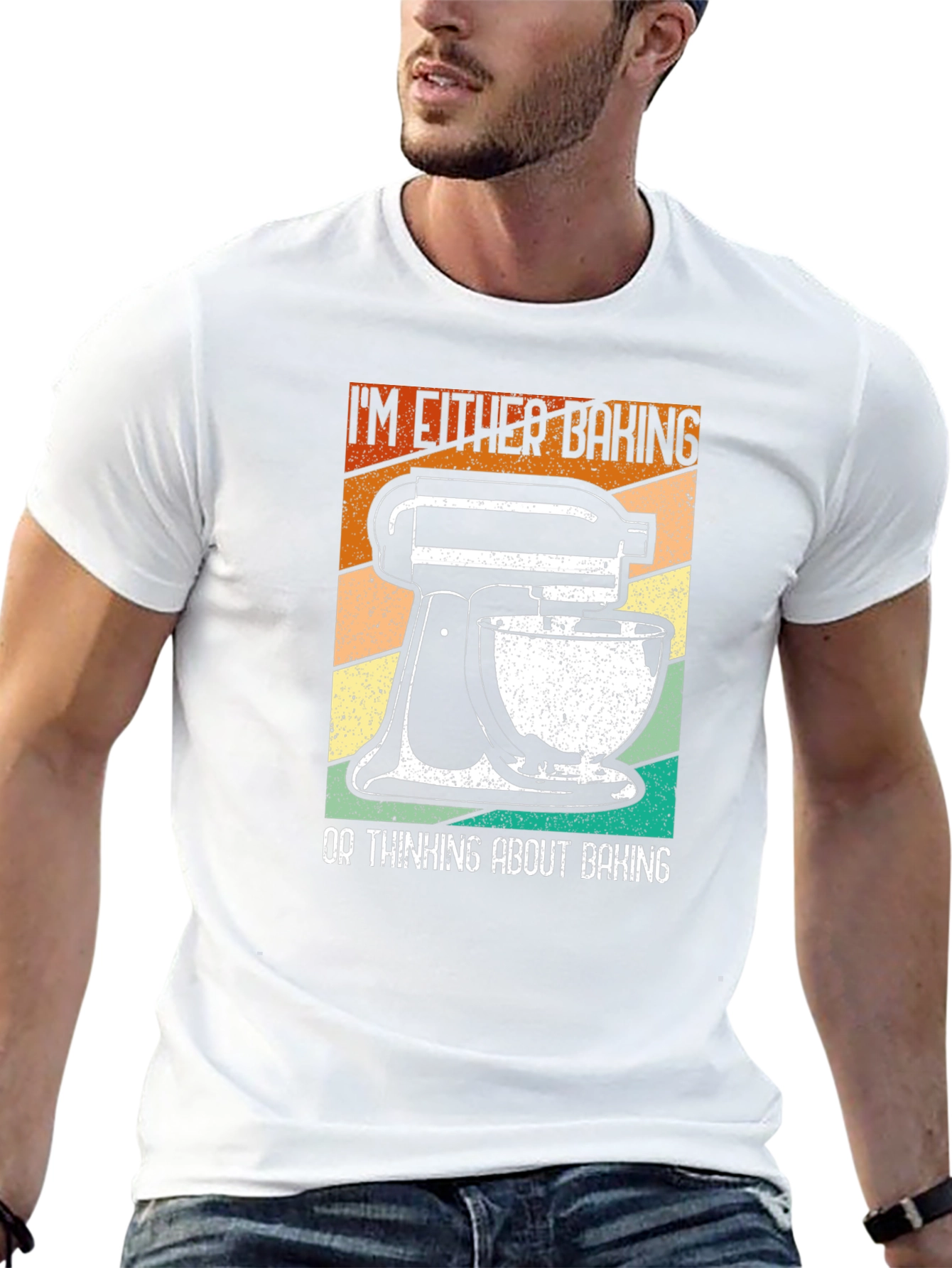 Baking Enthusiast T-Shirt: Im Either Baking...