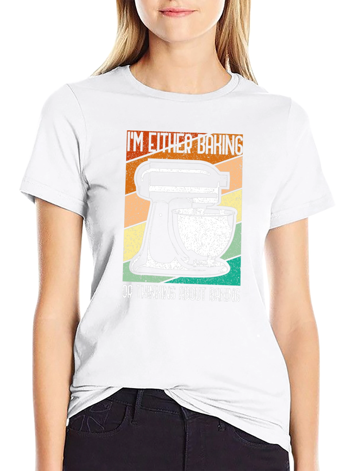 Baking Enthusiast T-Shirt: Im Either Baking...
