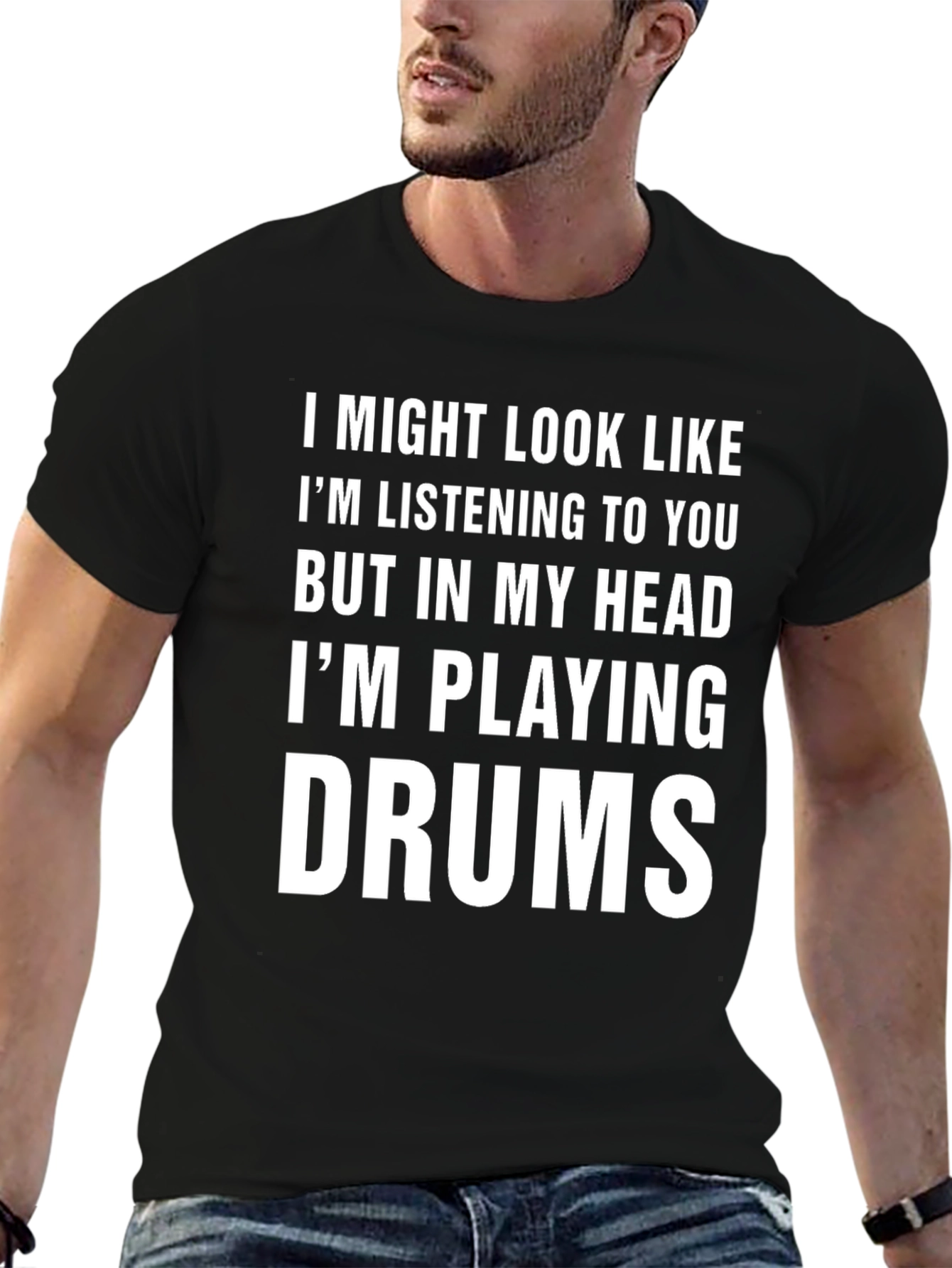Funny Drummer T-Shirt - Im Playing Drums
