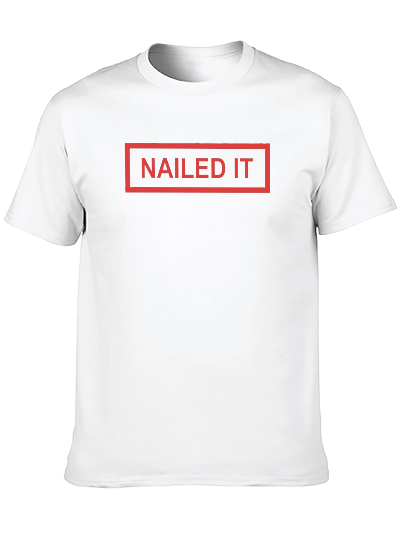 Nailed It! Graphic T-Shirt - Black Casual Tee