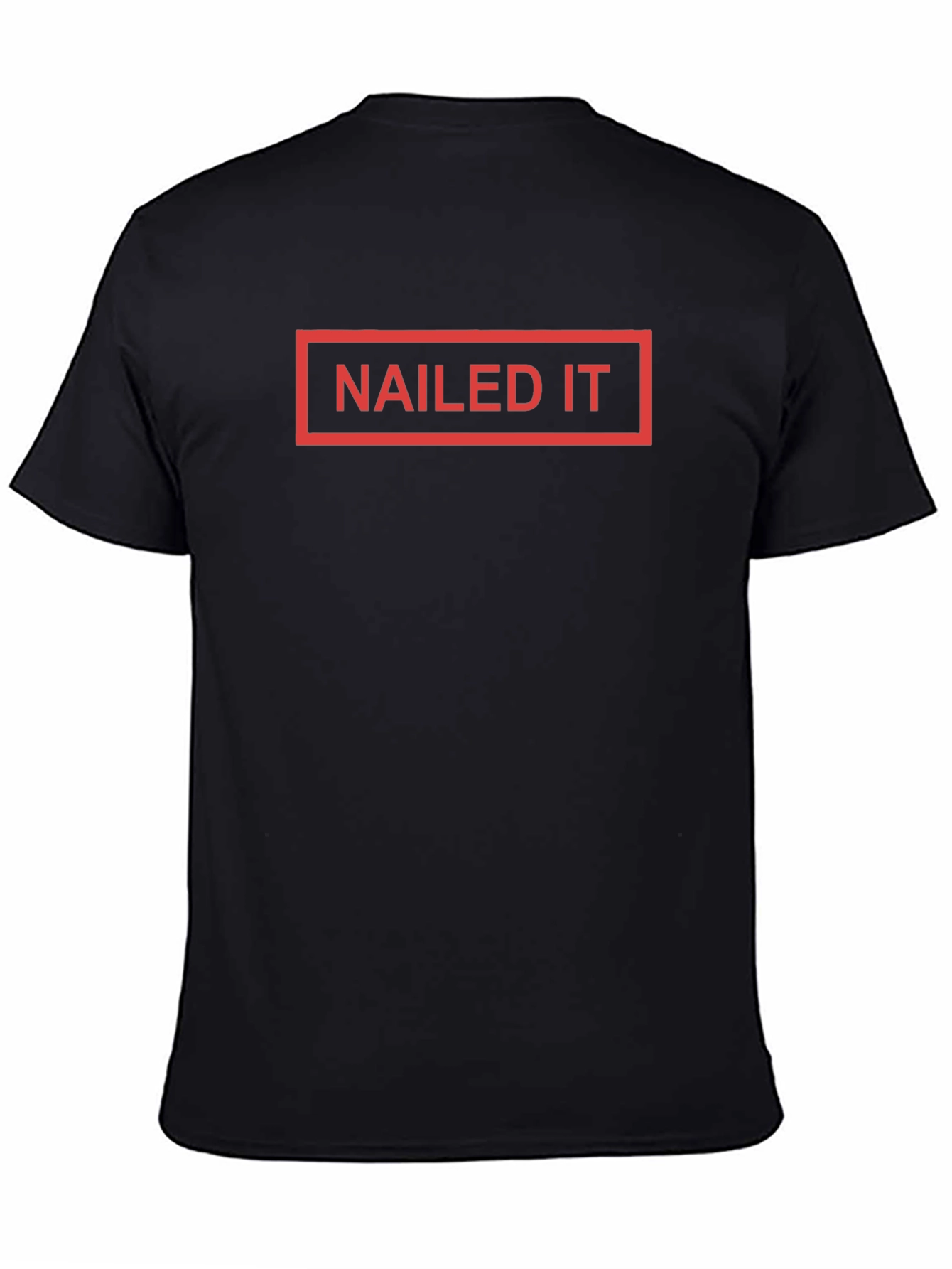 Nailed It! Graphic T-Shirt - Black Casual Tee