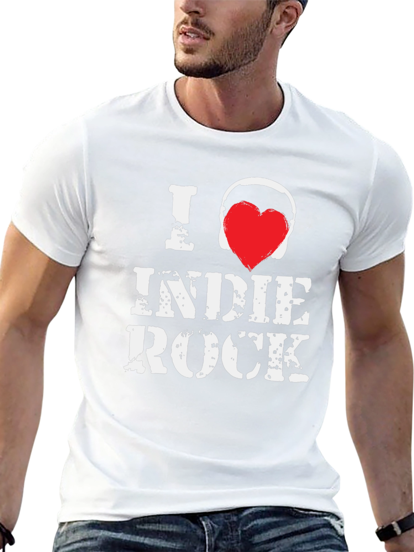 I Love Indie Rock Graphic T-Shirt