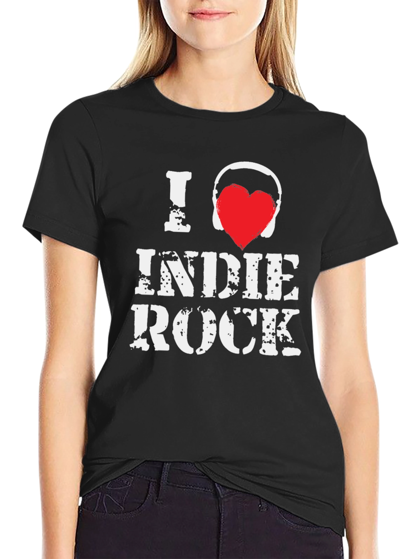 I Love Indie Rock Graphic T-Shirt