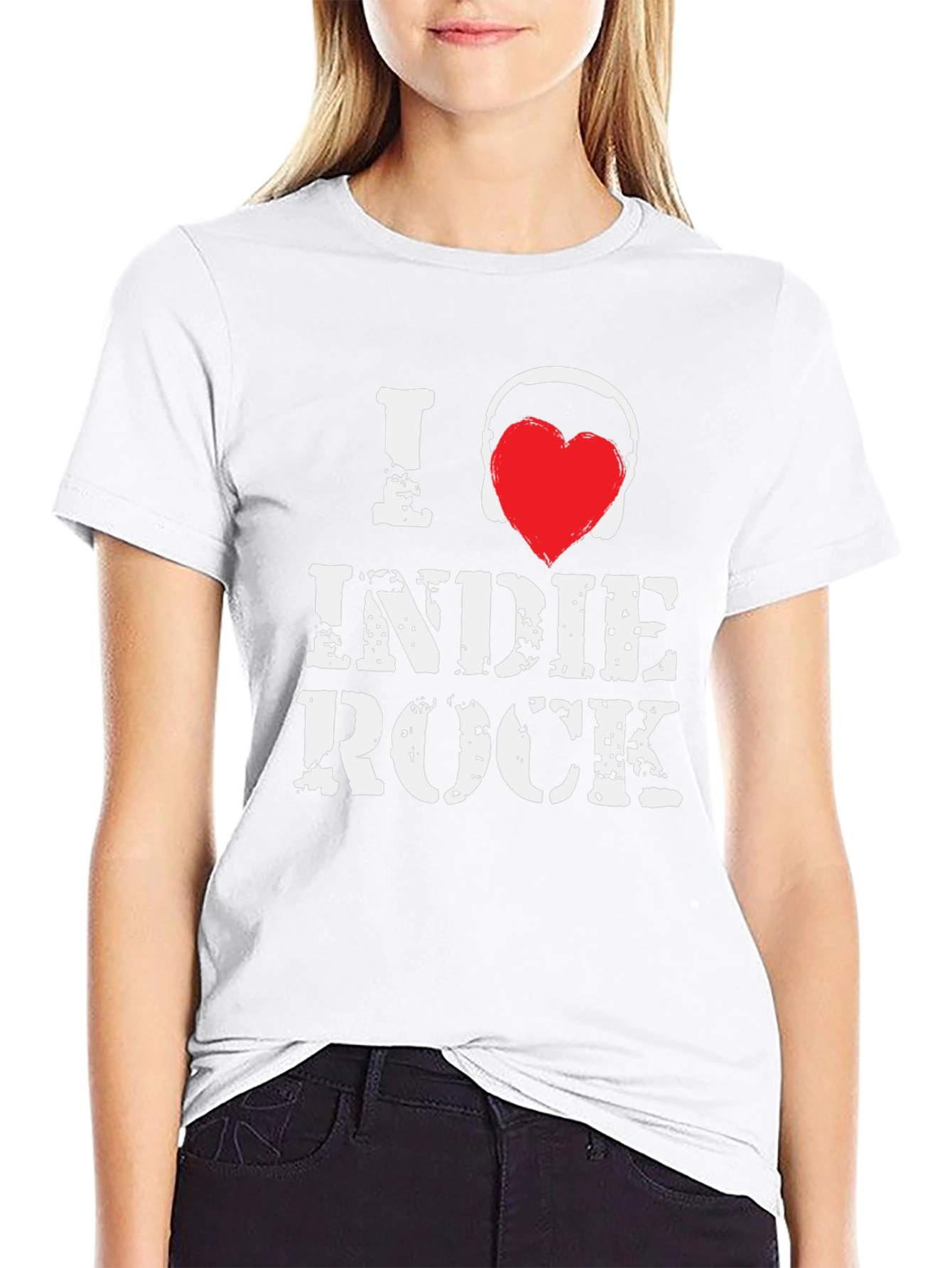 I Love Indie Rock Graphic T-Shirt