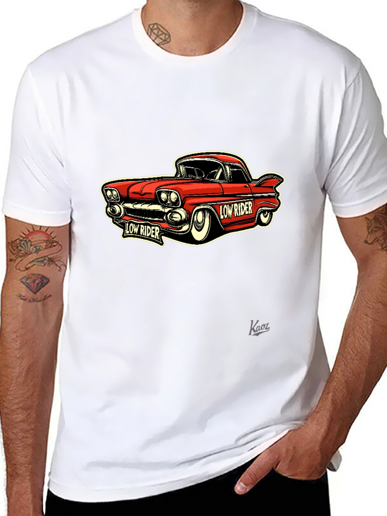 Low Rider Car Graphic Tee - Classic Style
