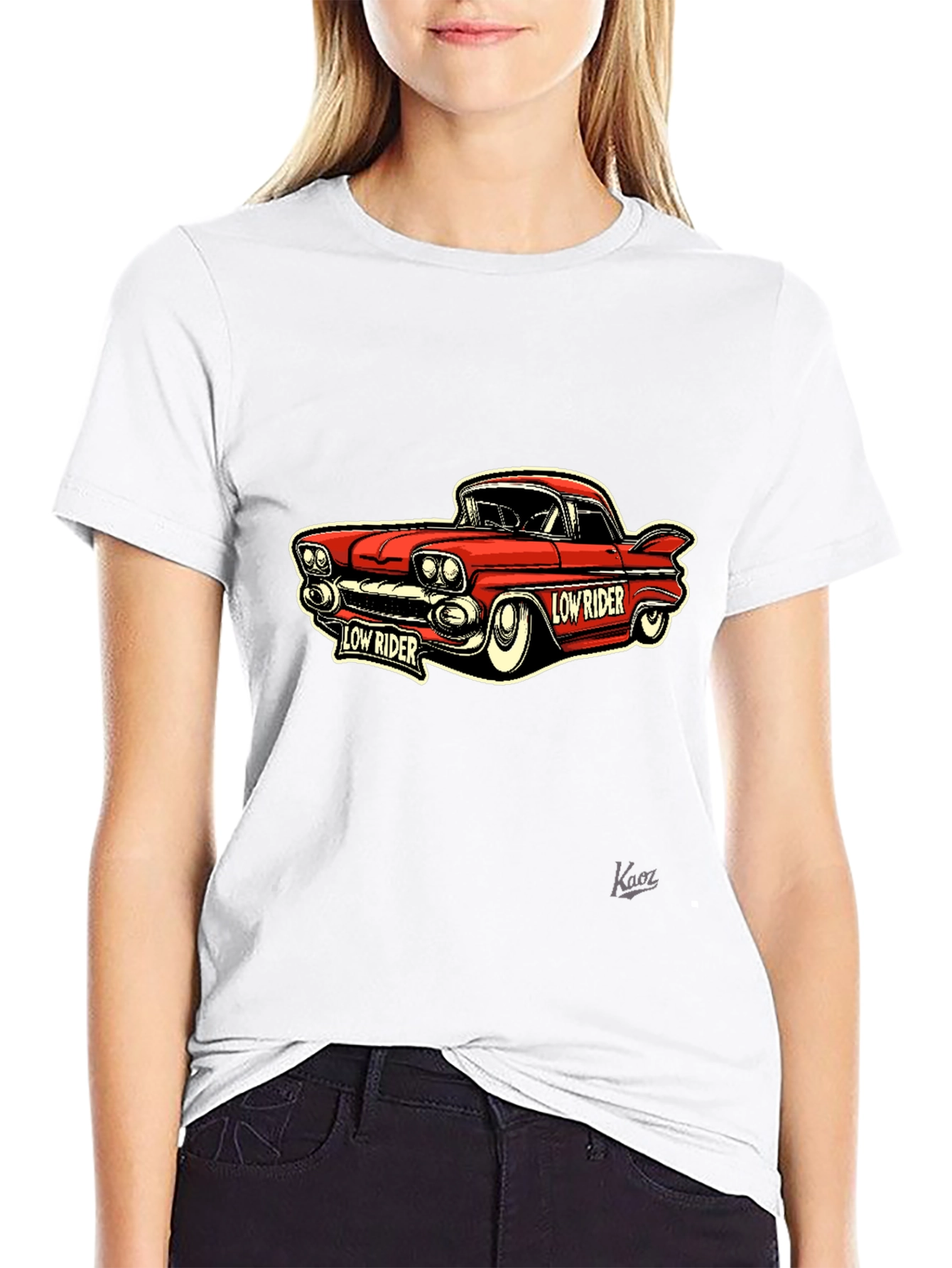 Low Rider Car Graphic Tee - Classic Style