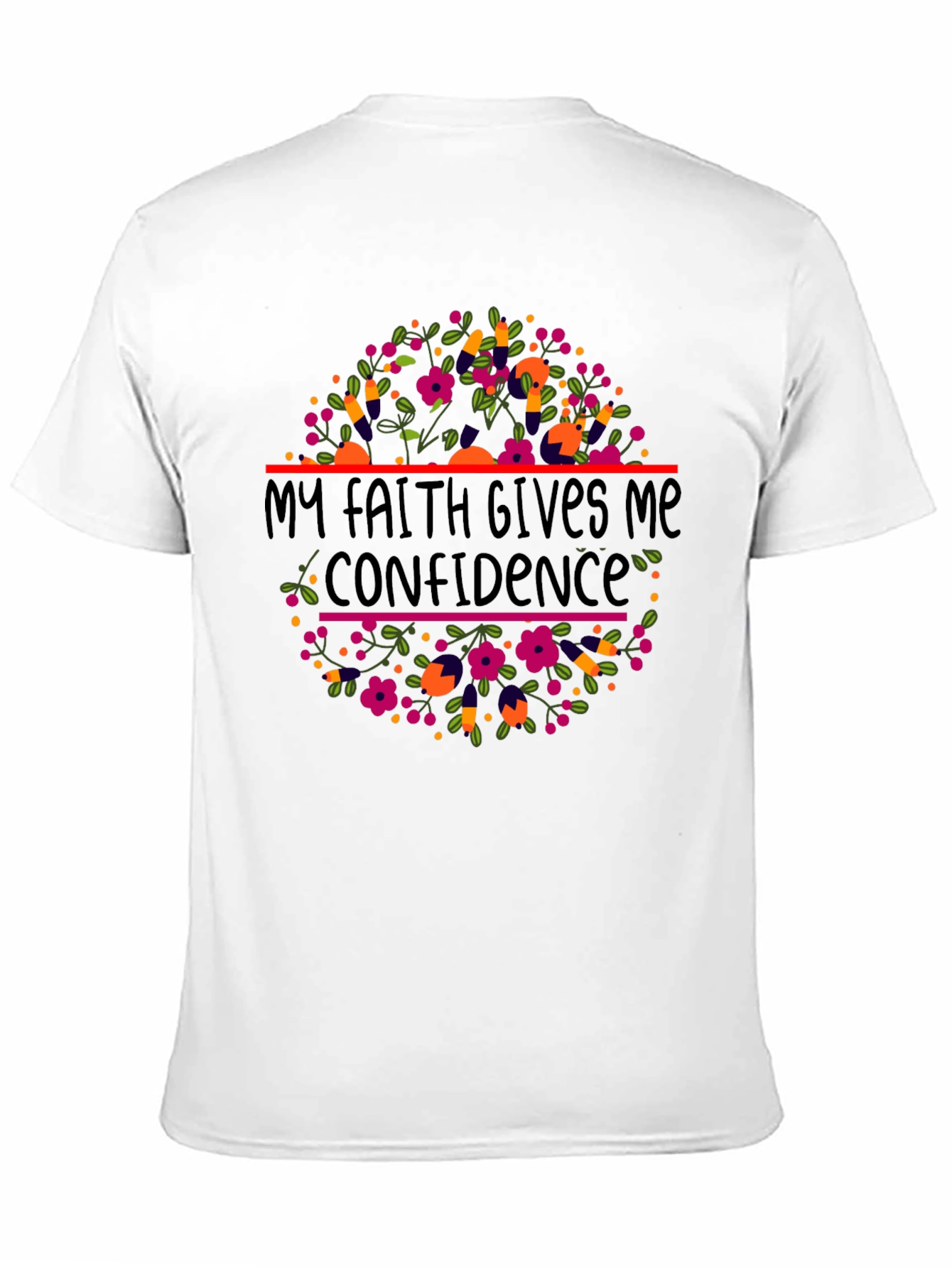 Faith Confidence Floral Tee