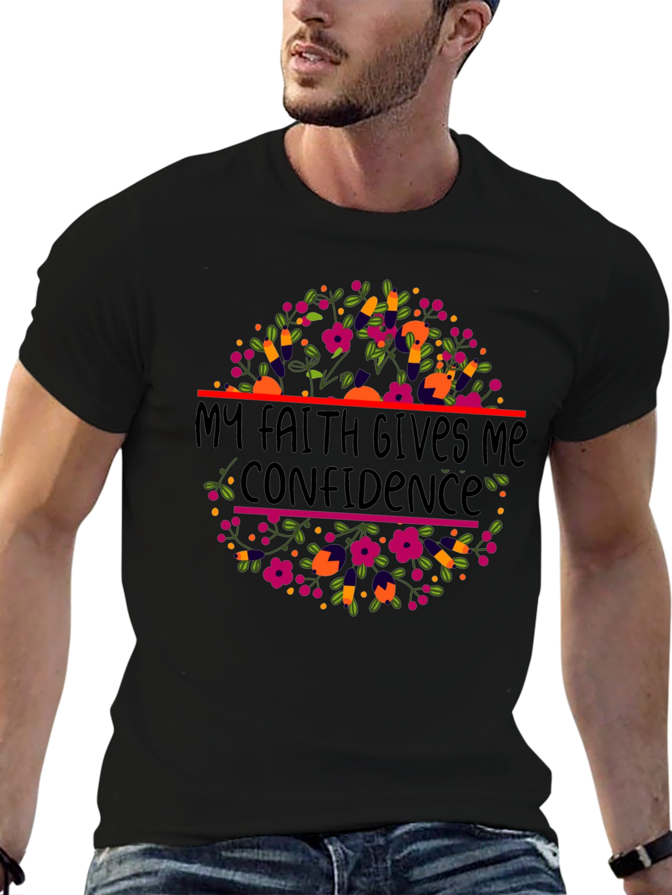 Faith Confidence Floral Tee