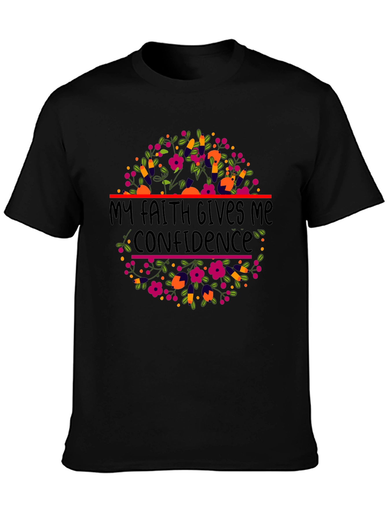 Faith Confidence Floral Tee