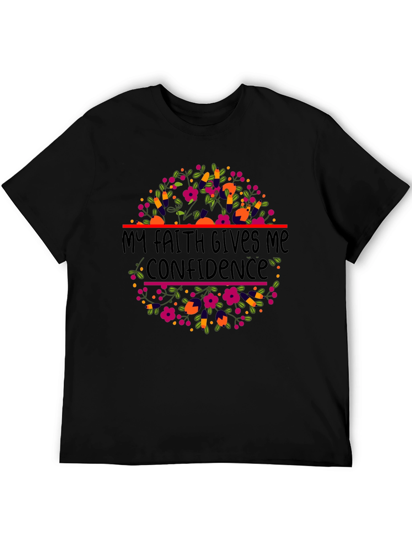 Faith Confidence Floral Tee