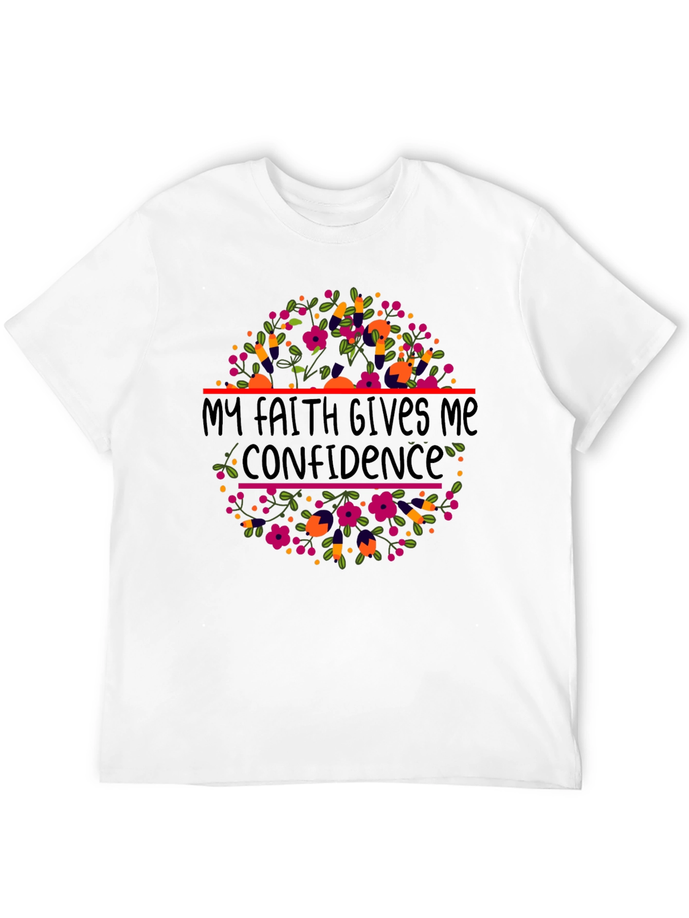 Faith Confidence Floral Tee