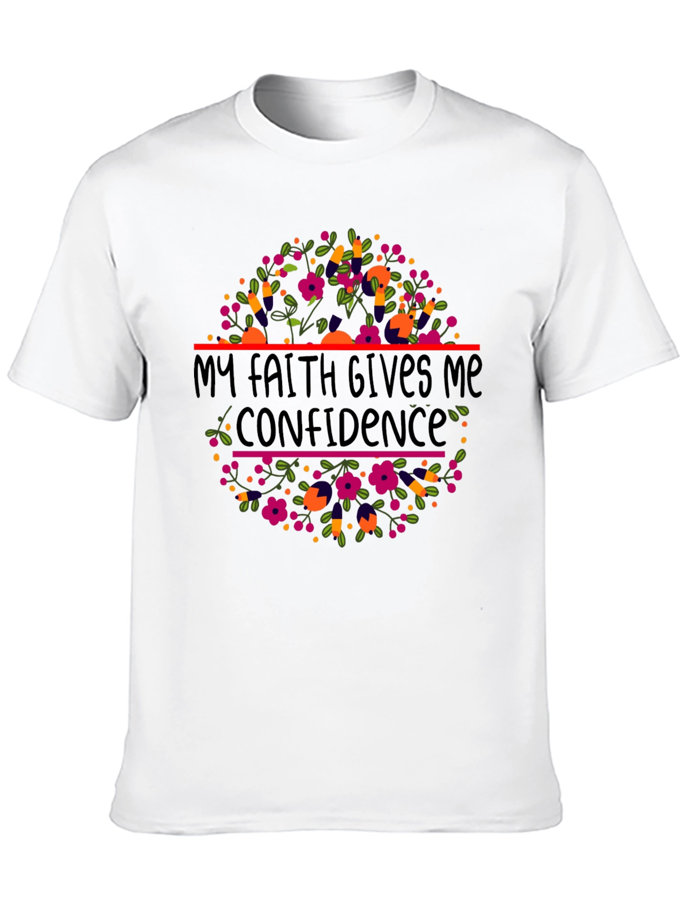 Faith Confidence Floral Tee