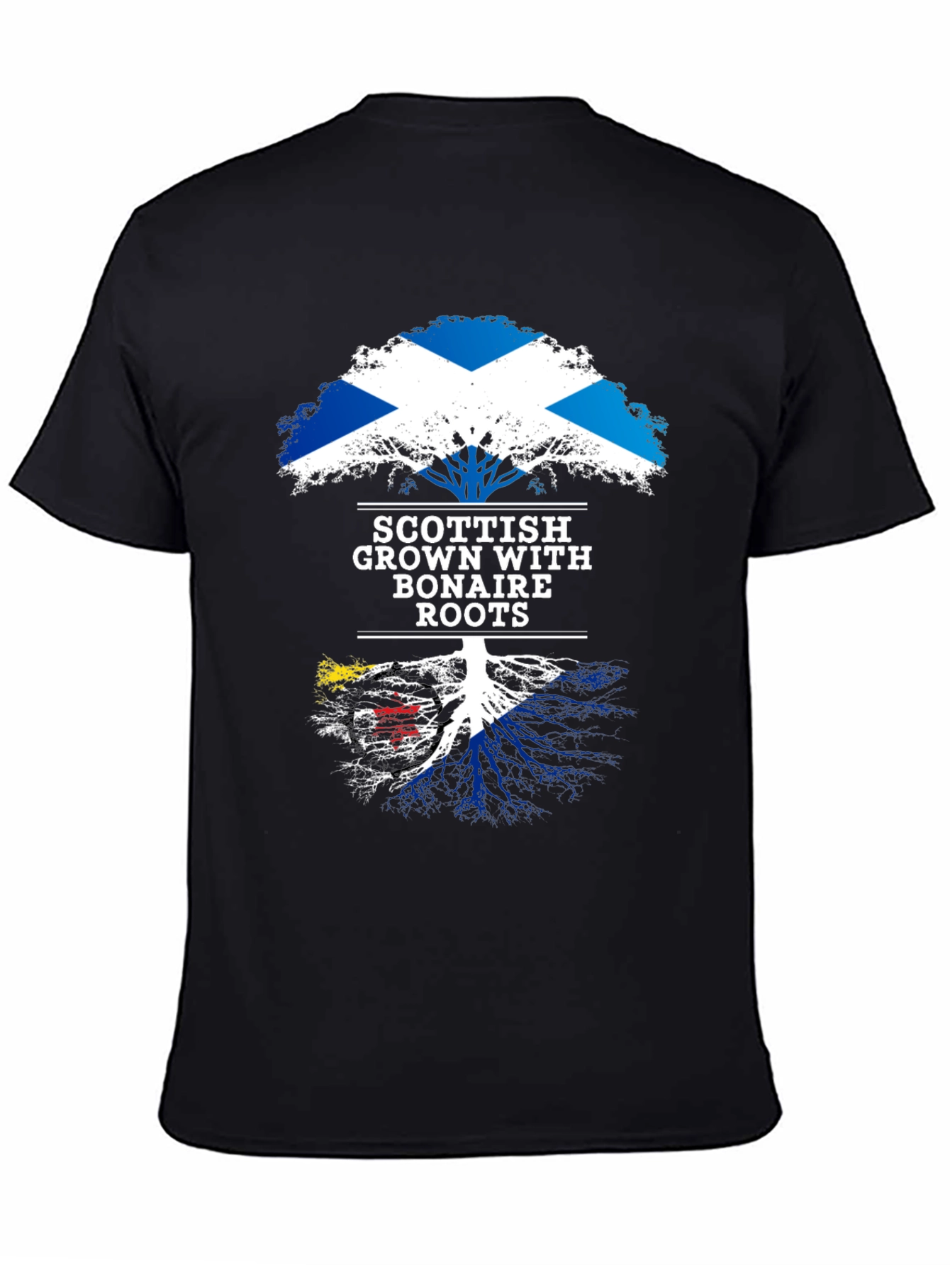 Scottish Grown with Bonaire Roots T-Shirt