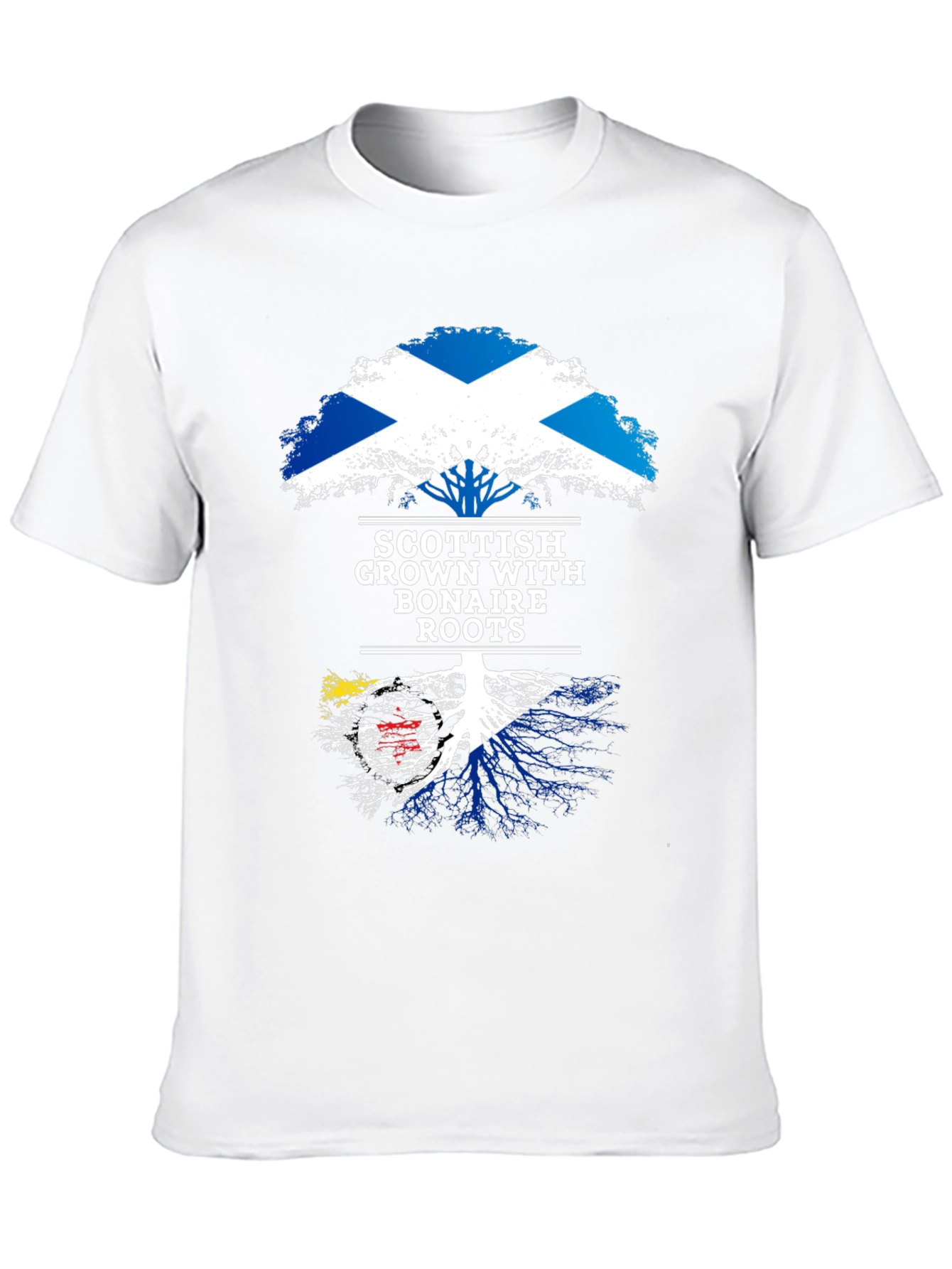 Scottish Grown with Bonaire Roots T-Shirt