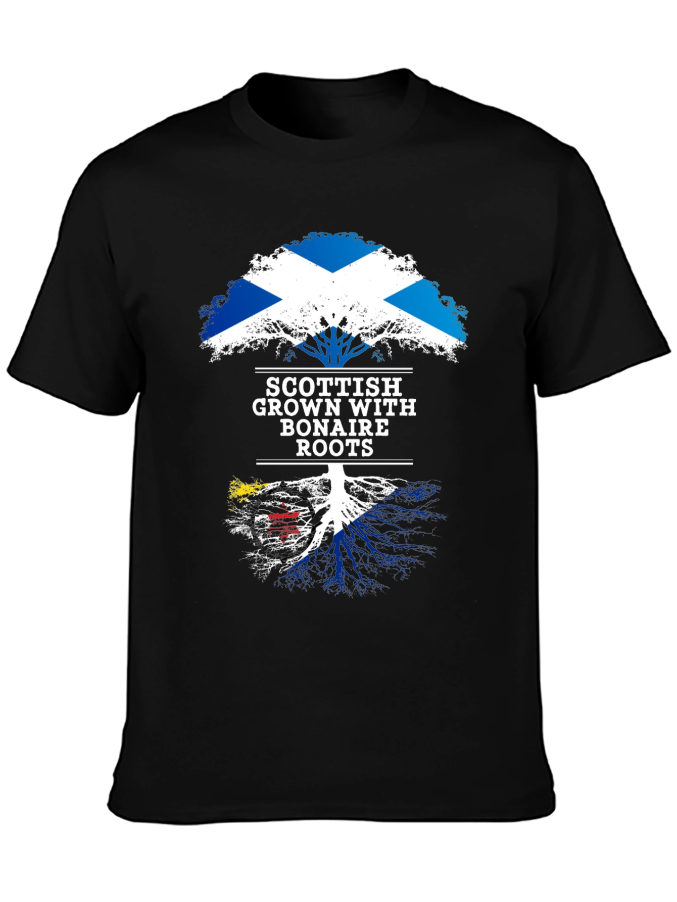 Scottish Grown with Bonaire Roots T-Shirt