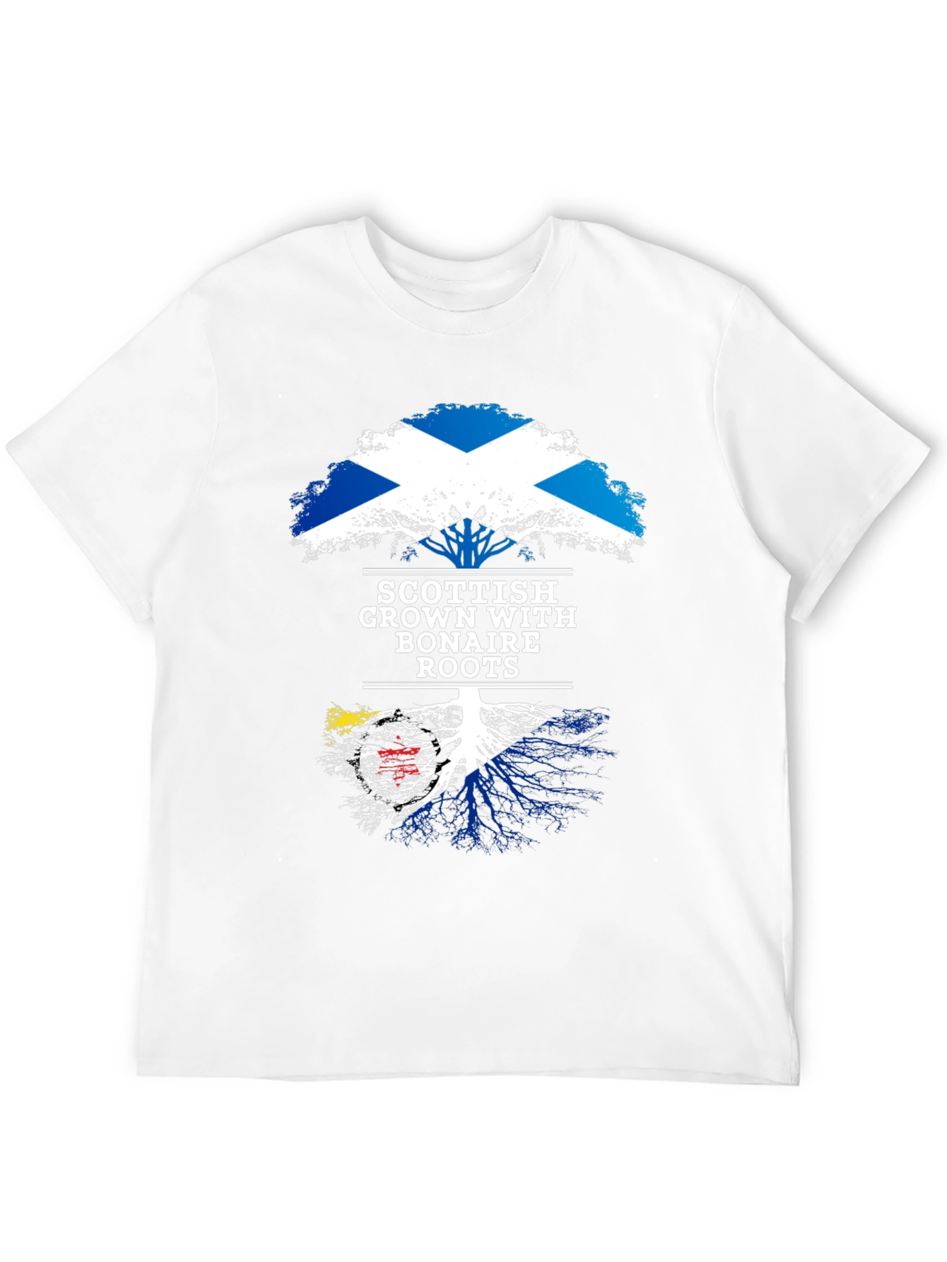 Scottish Grown with Bonaire Roots T-Shirt
