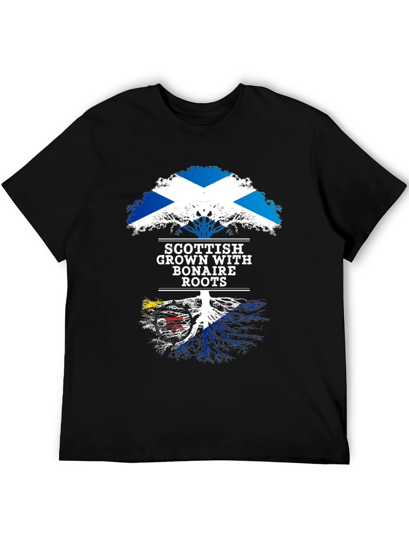 Scottish Grown with Bonaire Roots T-Shirt
