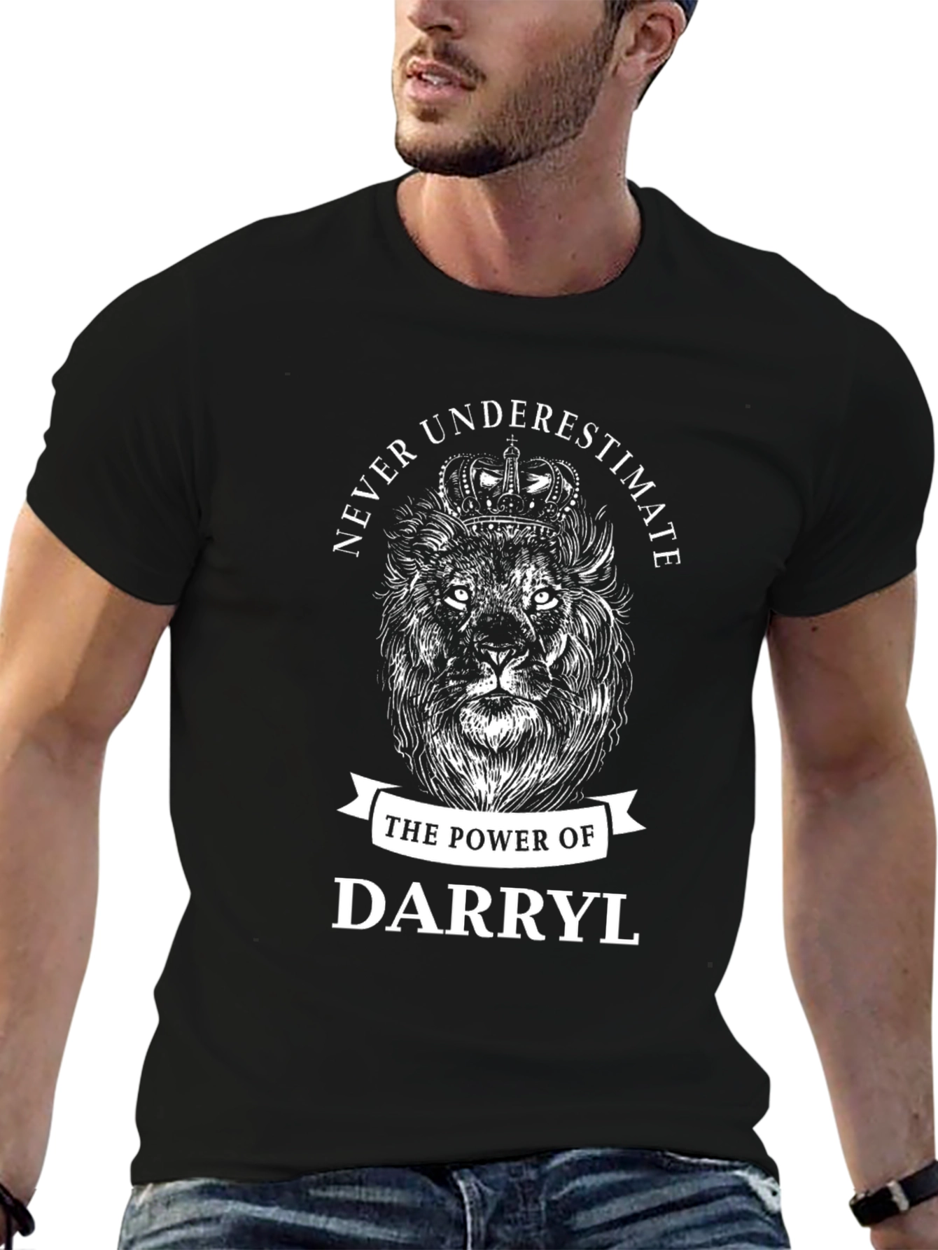 Never Underestimate Darryl Lion T-Shirt