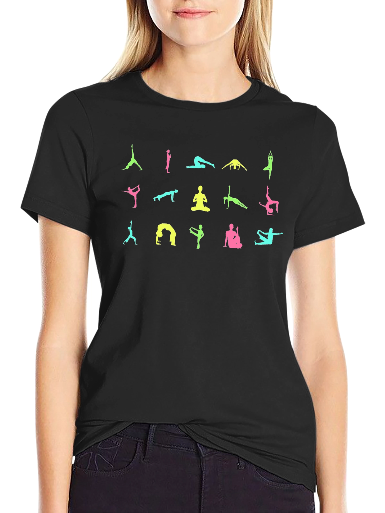 Yoga Pose Graphic T-Shirt