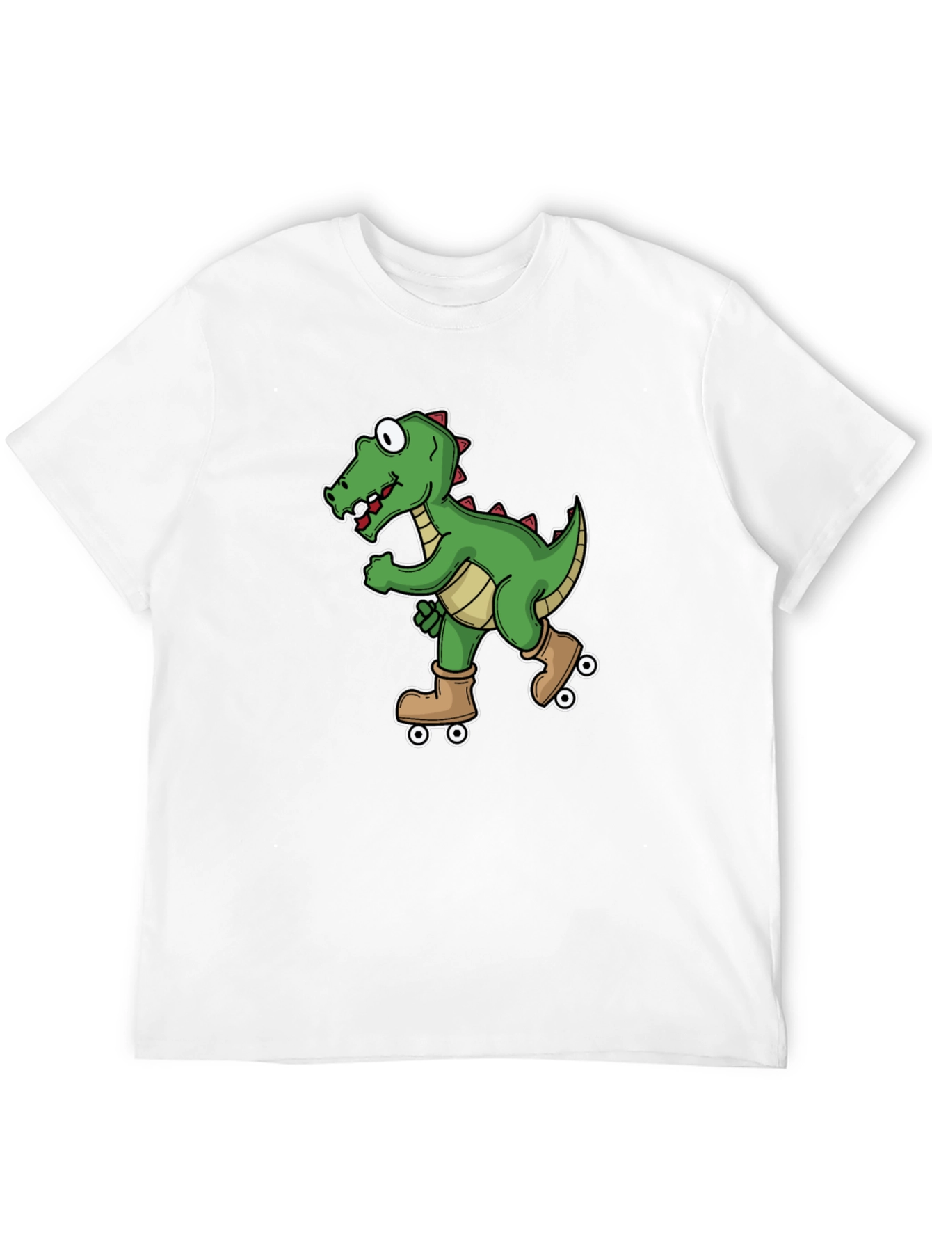 Dino on Wheels Graphic Tee - Black