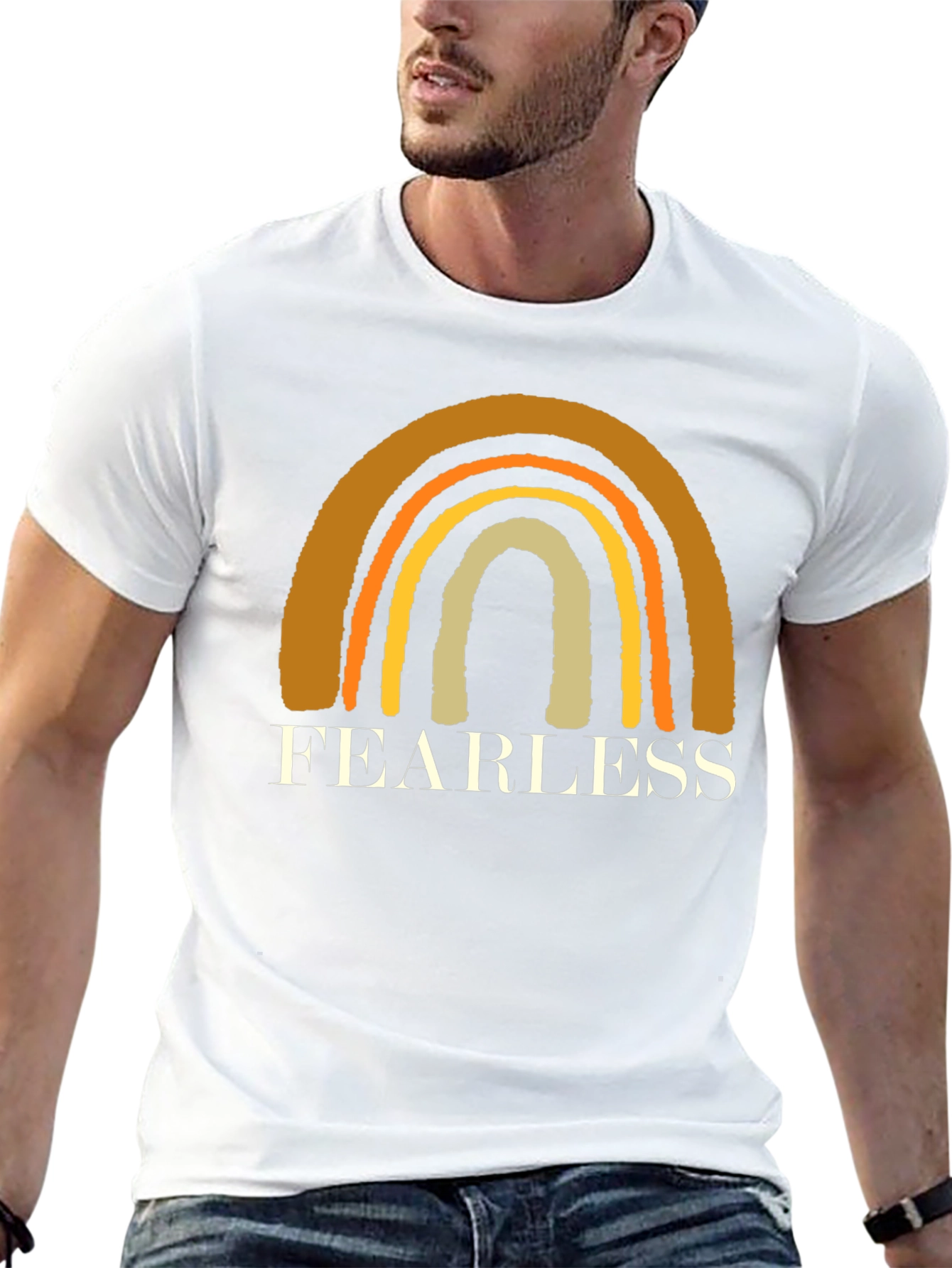 Fearless Rainbow Graphic Tee