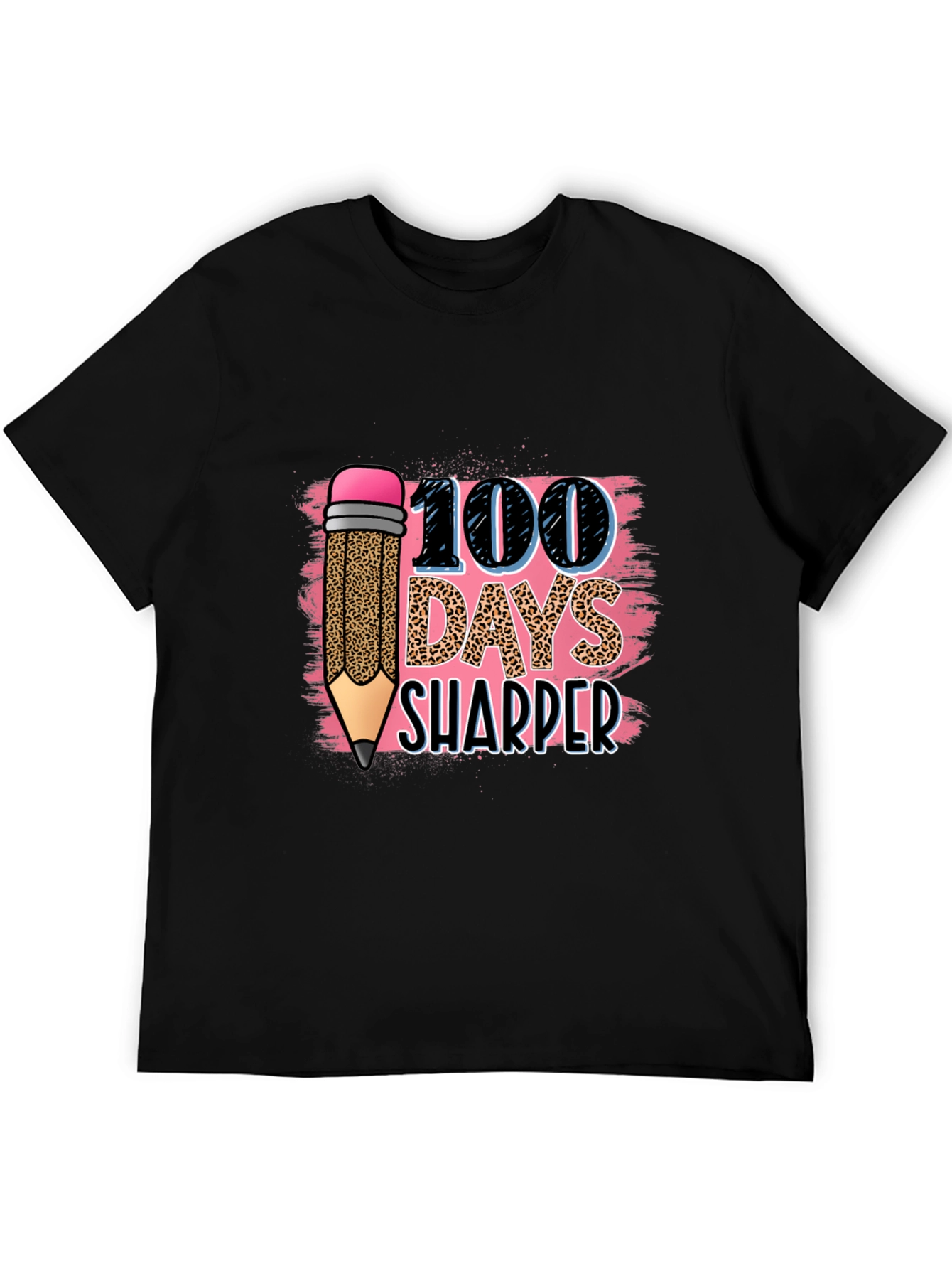 100 Days Sharper Leopard Print T-Shirt
