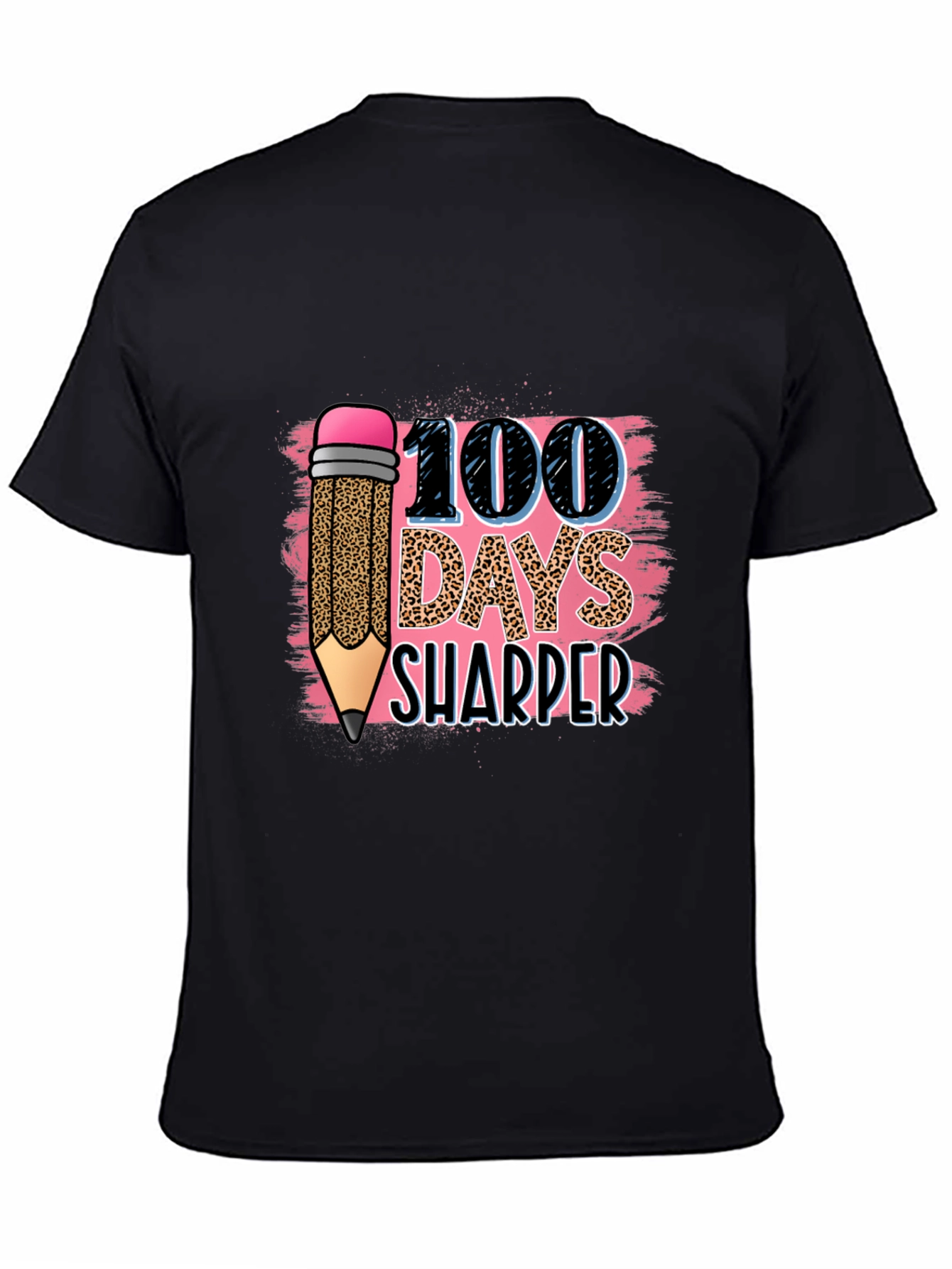 100 Days Sharper Leopard Print T-Shirt