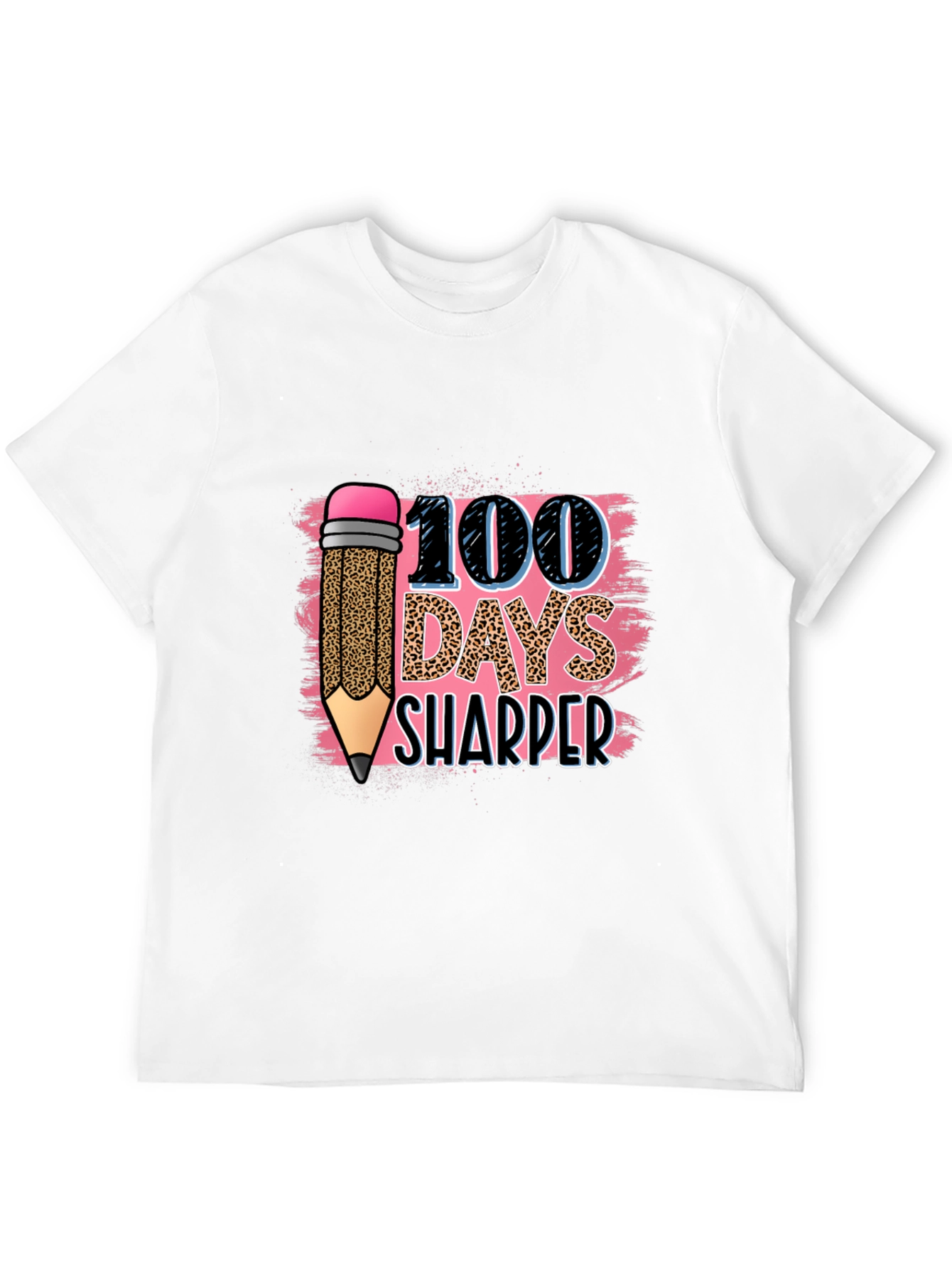 100 Days Sharper Leopard Print T-Shirt