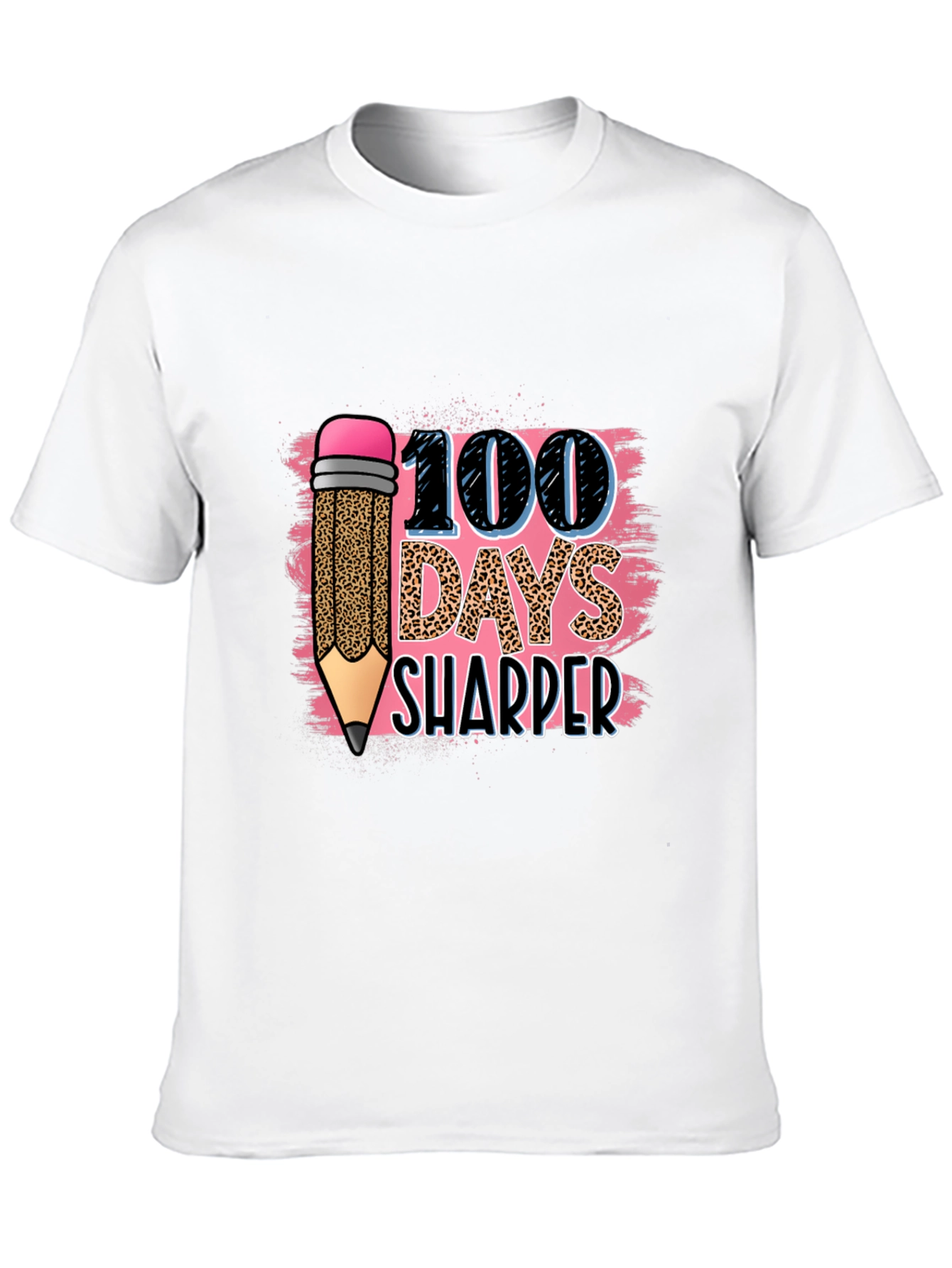 100 Days Sharper Leopard Print T-Shirt