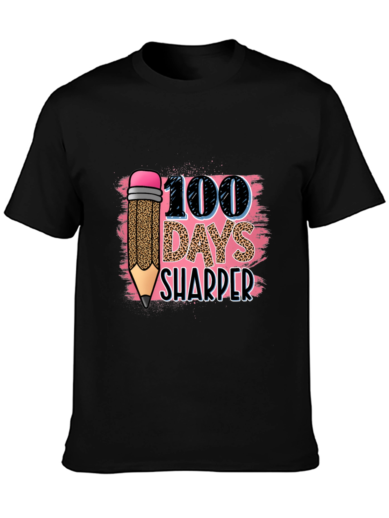 100 Days Sharper Leopard Print T-Shirt