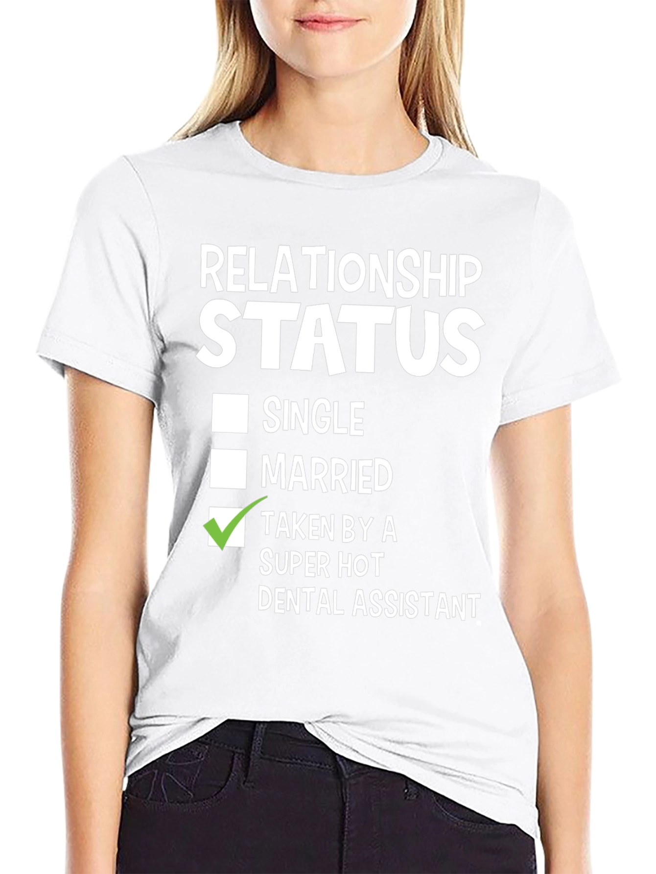 Funny Relationship Status Dental Assistant T-Shirt