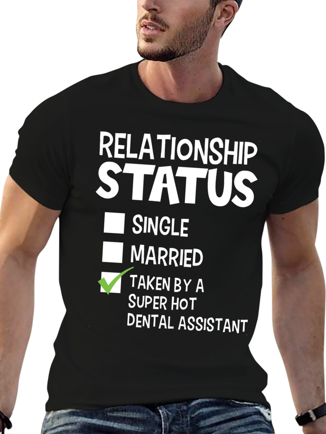 Funny Relationship Status Dental Assistant T-Shirt