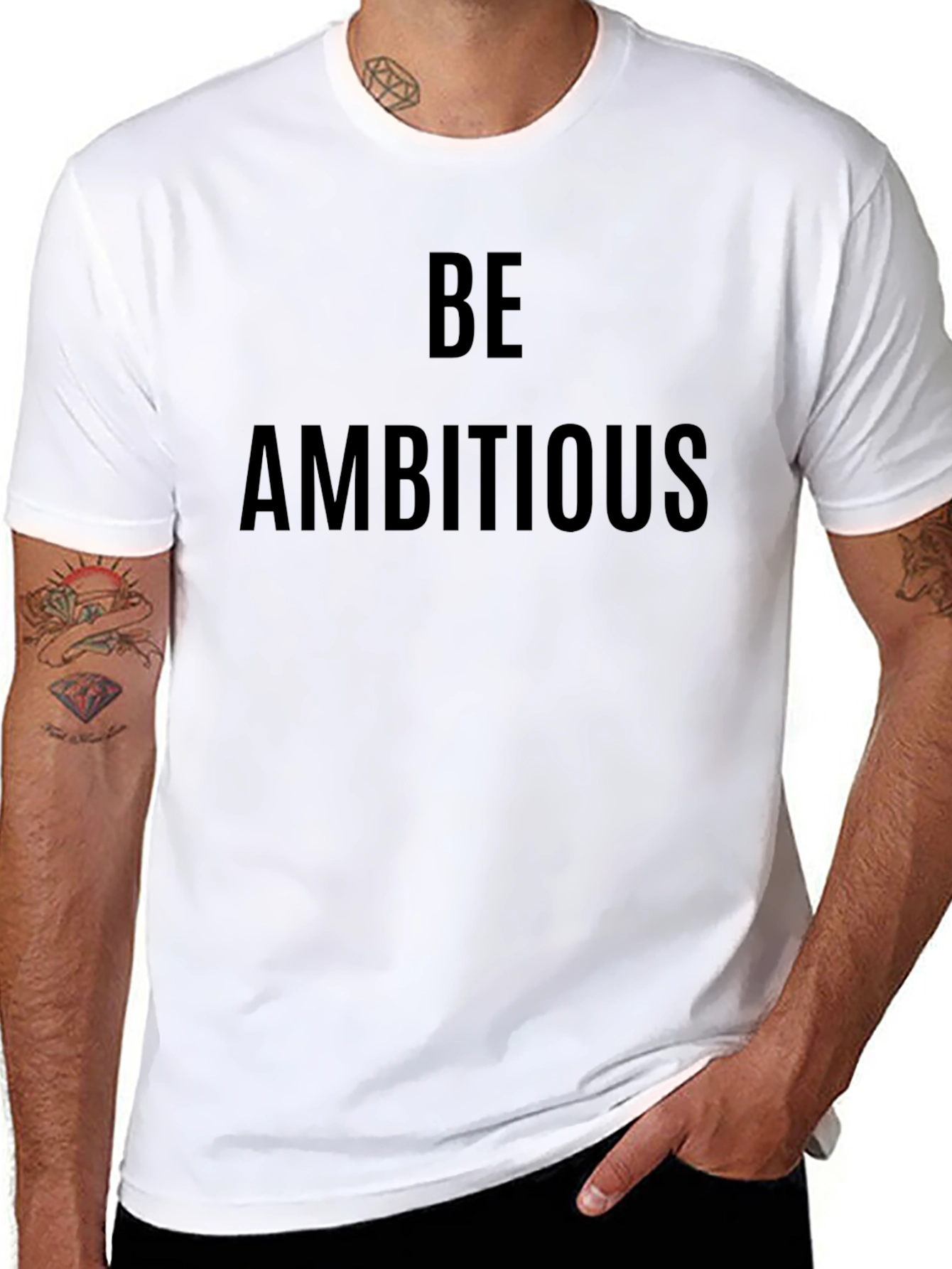Be Ambitious Graphic Tee - Motivational T-Shirt