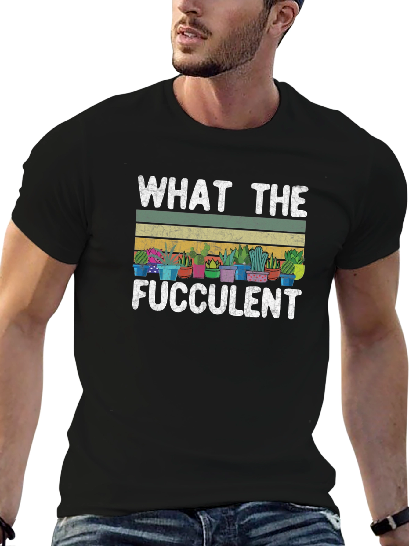 What The Fucculent T-Shirt - Funny Plant Lover Tee