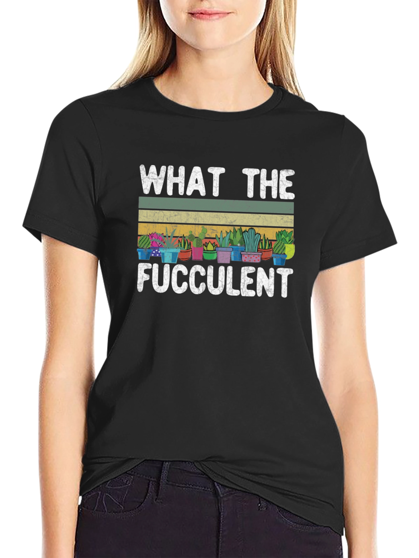 What The Fucculent T-Shirt - Funny Plant Lover Tee
