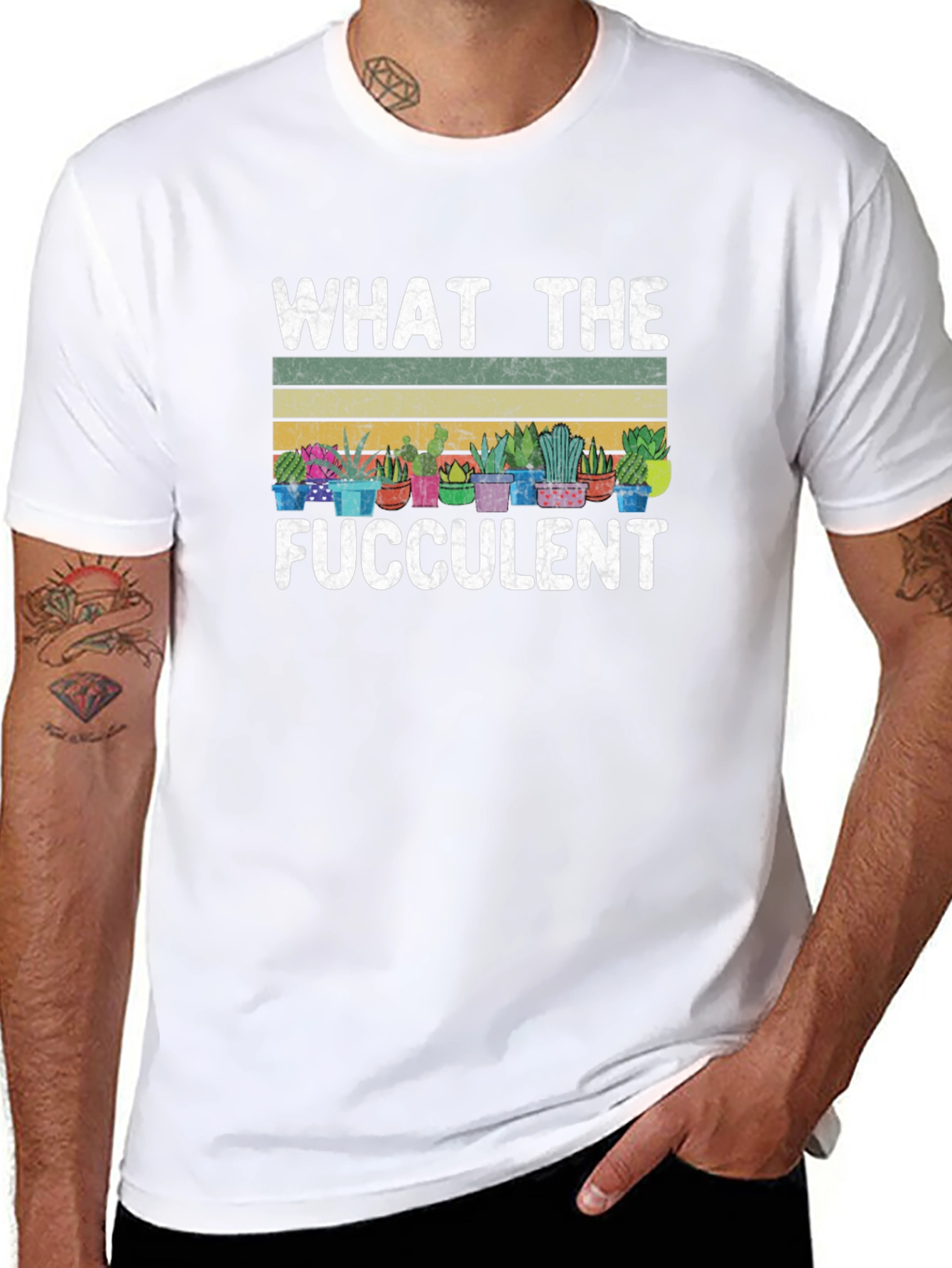 What The Fucculent T-Shirt - Funny Plant Lover Tee