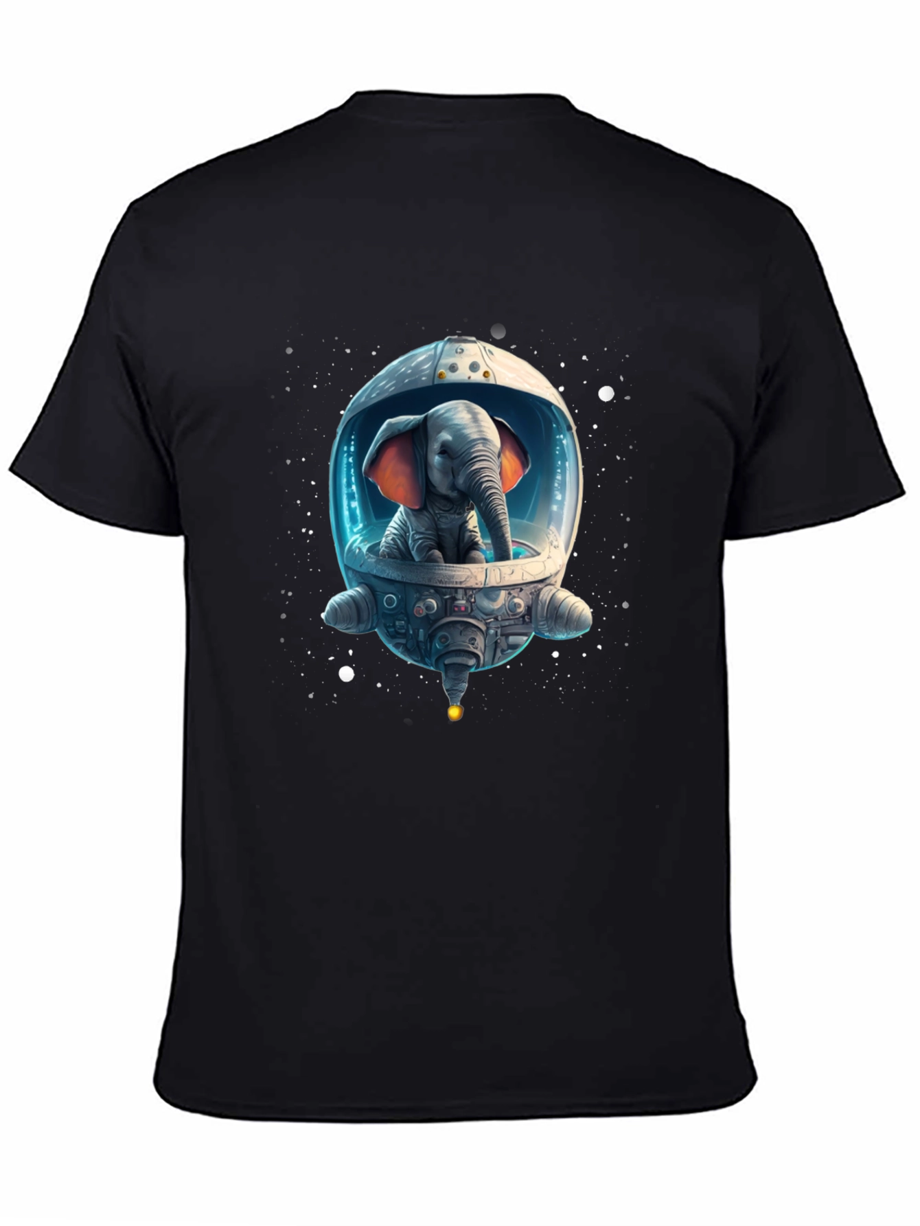 Elephant Astronaut Graphic T-Shirt