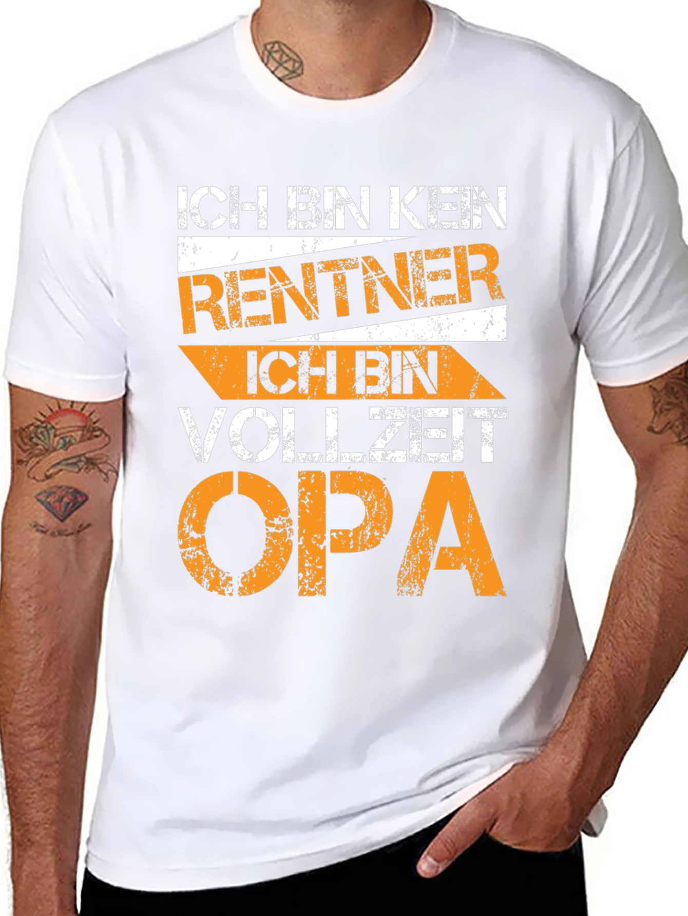 Funny German Grandpa T-Shirt - Full-Time Opa