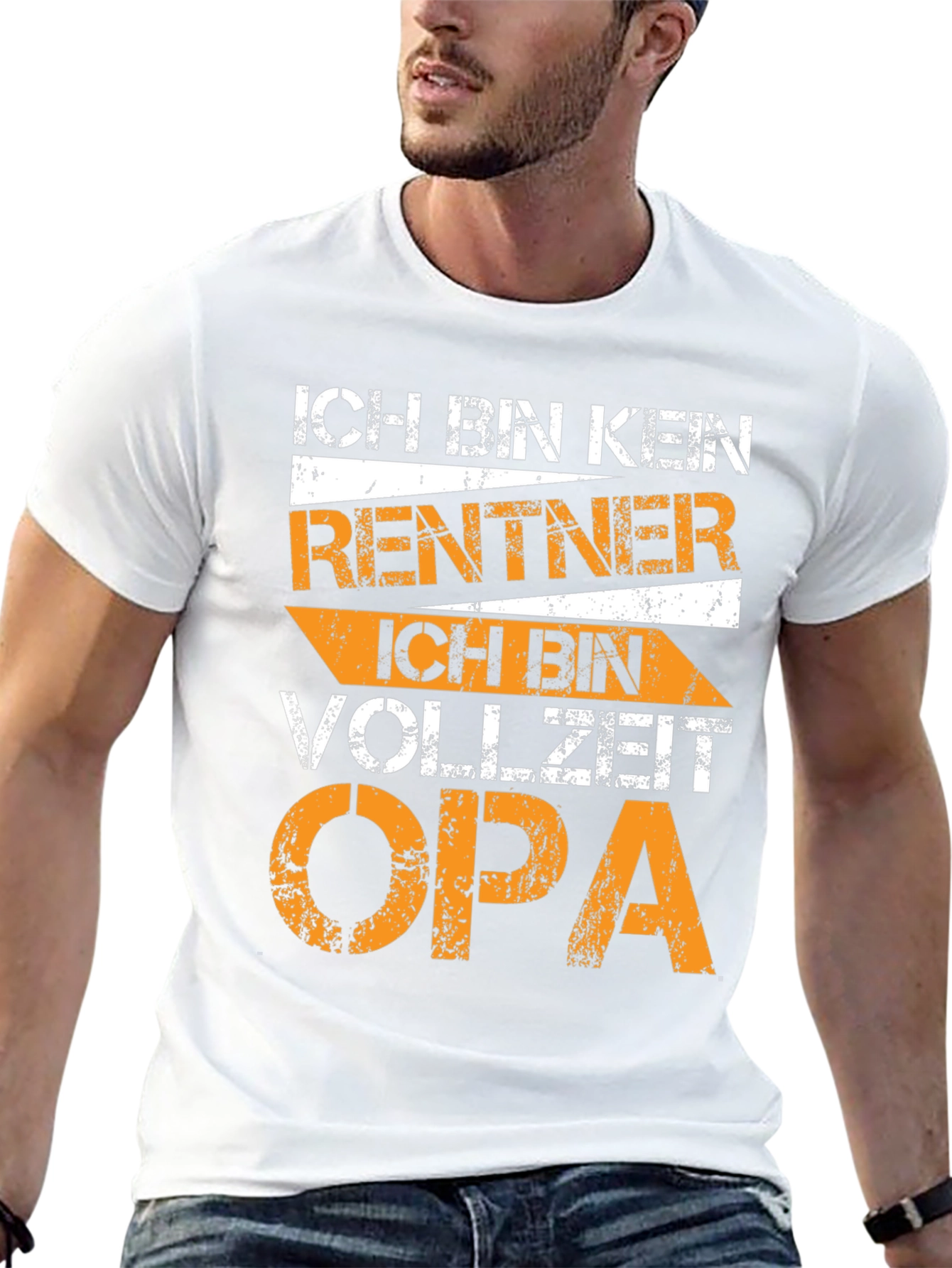 Funny German Grandpa T-Shirt - Full-Time Opa