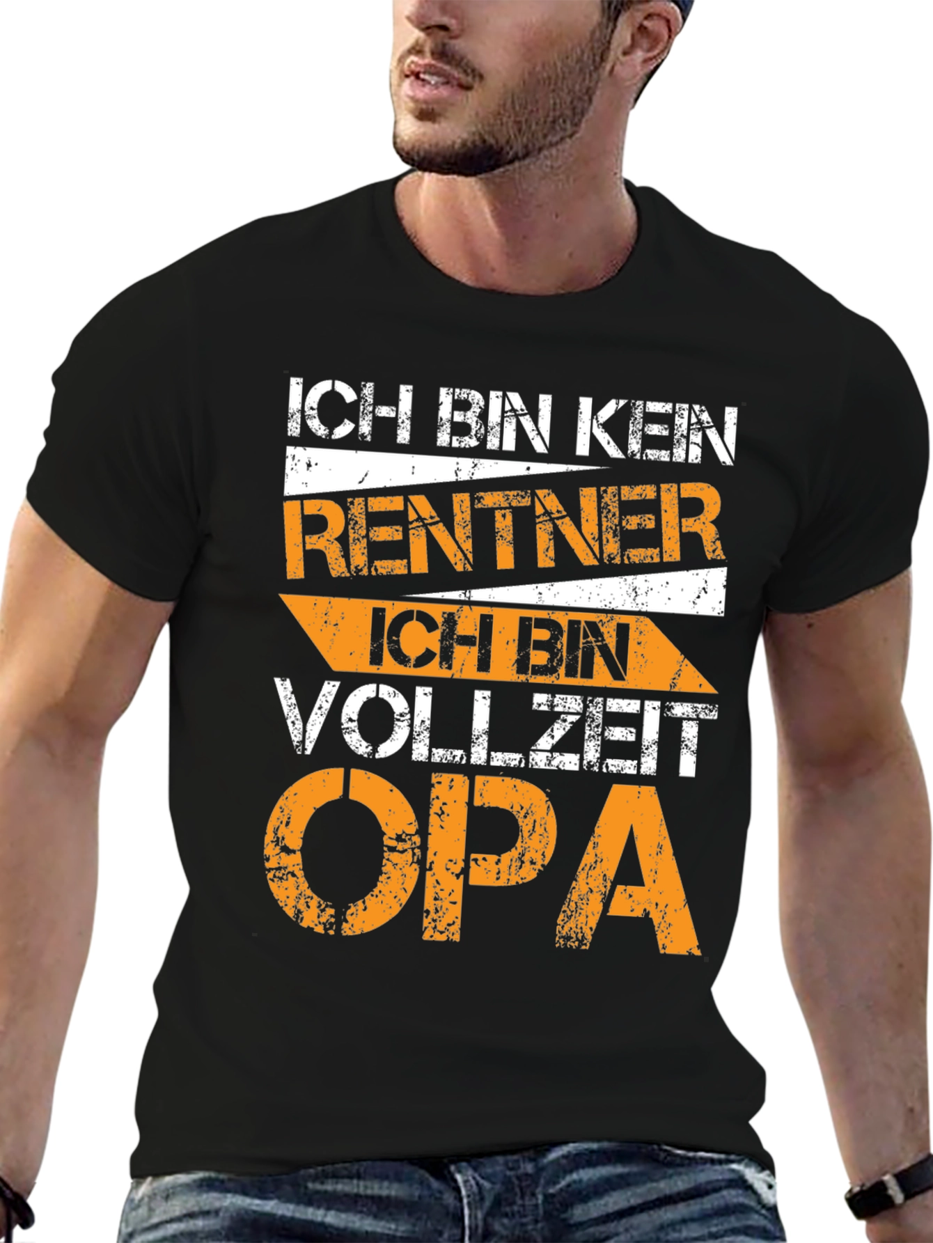 Funny German Grandpa T-Shirt - Full-Time Opa