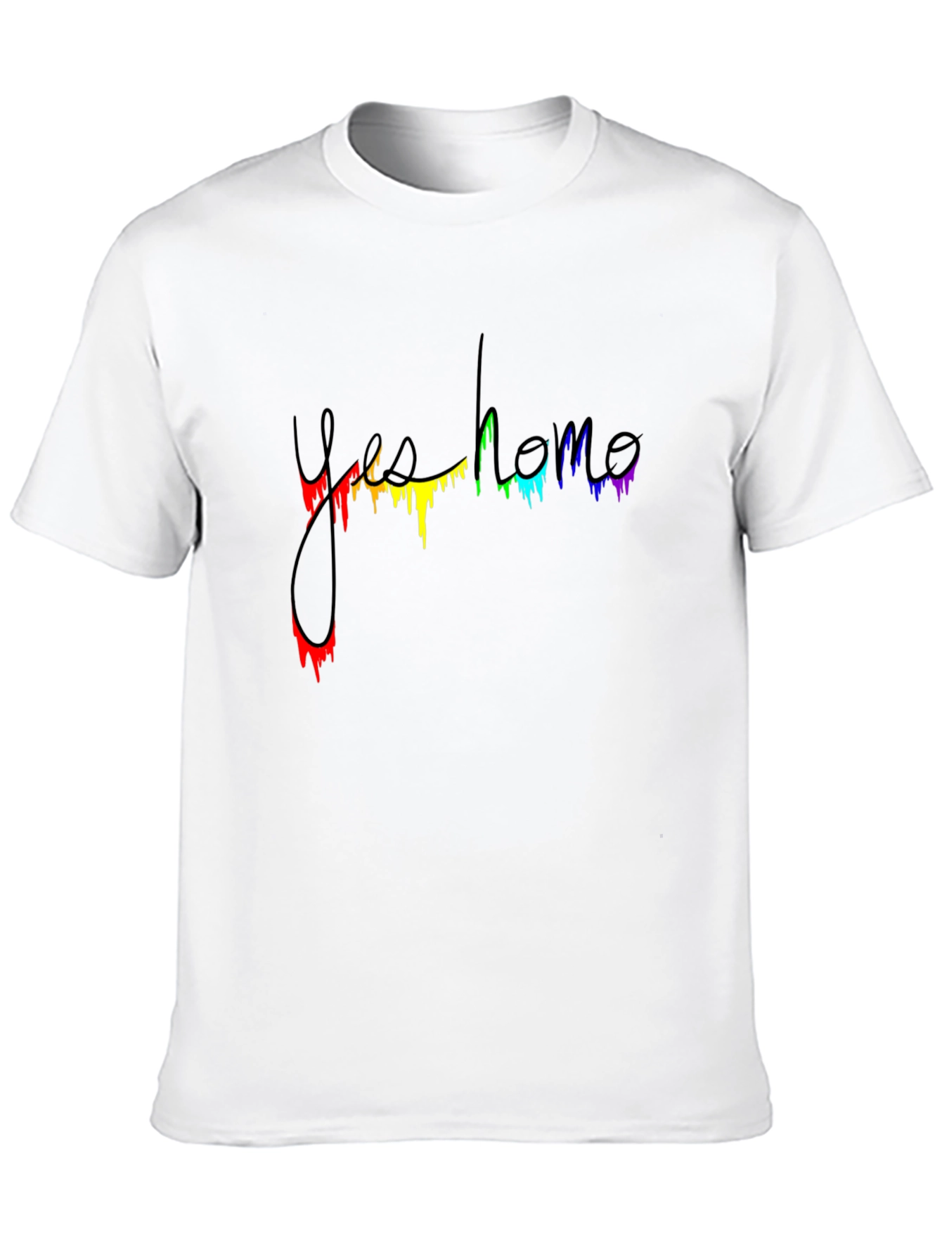 Yes Homo Pride Graphic T-Shirt