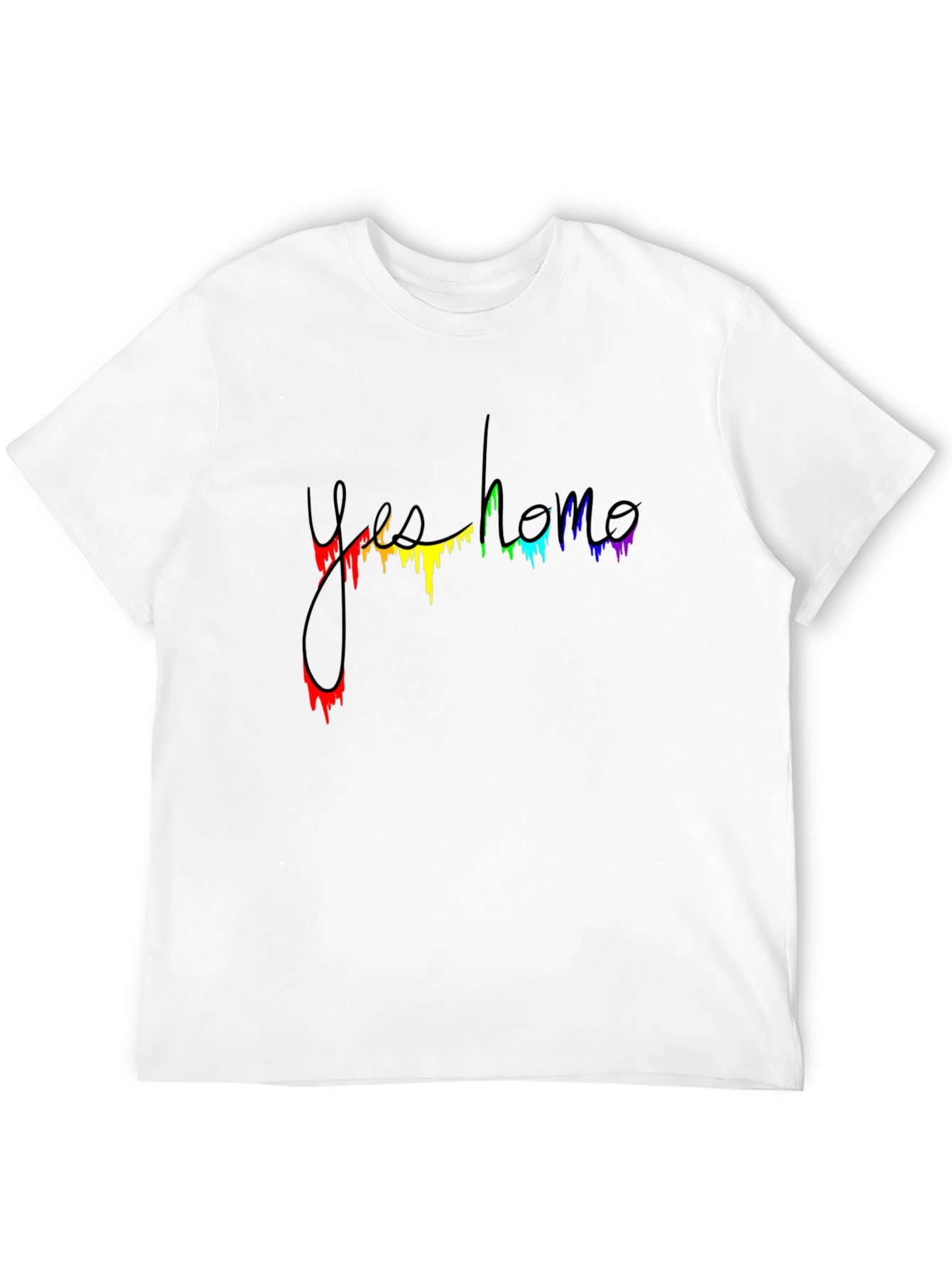 Yes Homo Pride Graphic T-Shirt