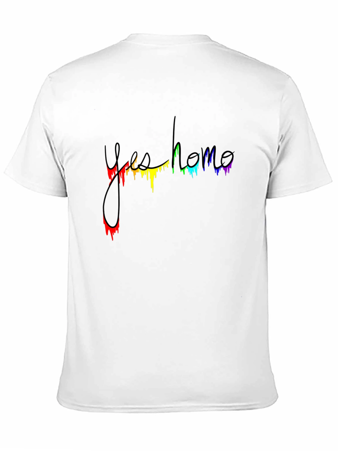 Yes Homo Pride Graphic T-Shirt