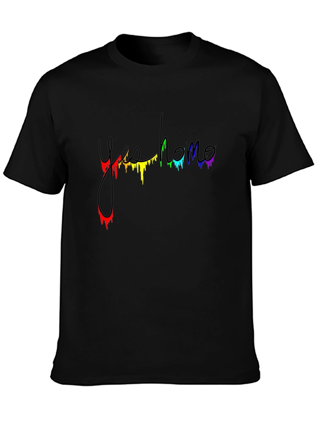 Yes Homo Pride Graphic T-Shirt