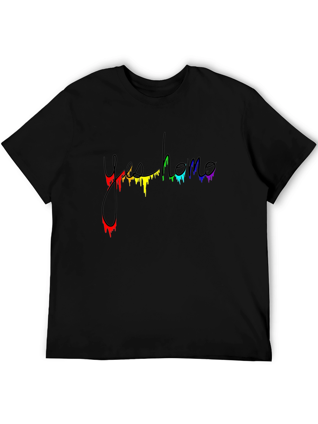 Yes Homo Pride Graphic T-Shirt